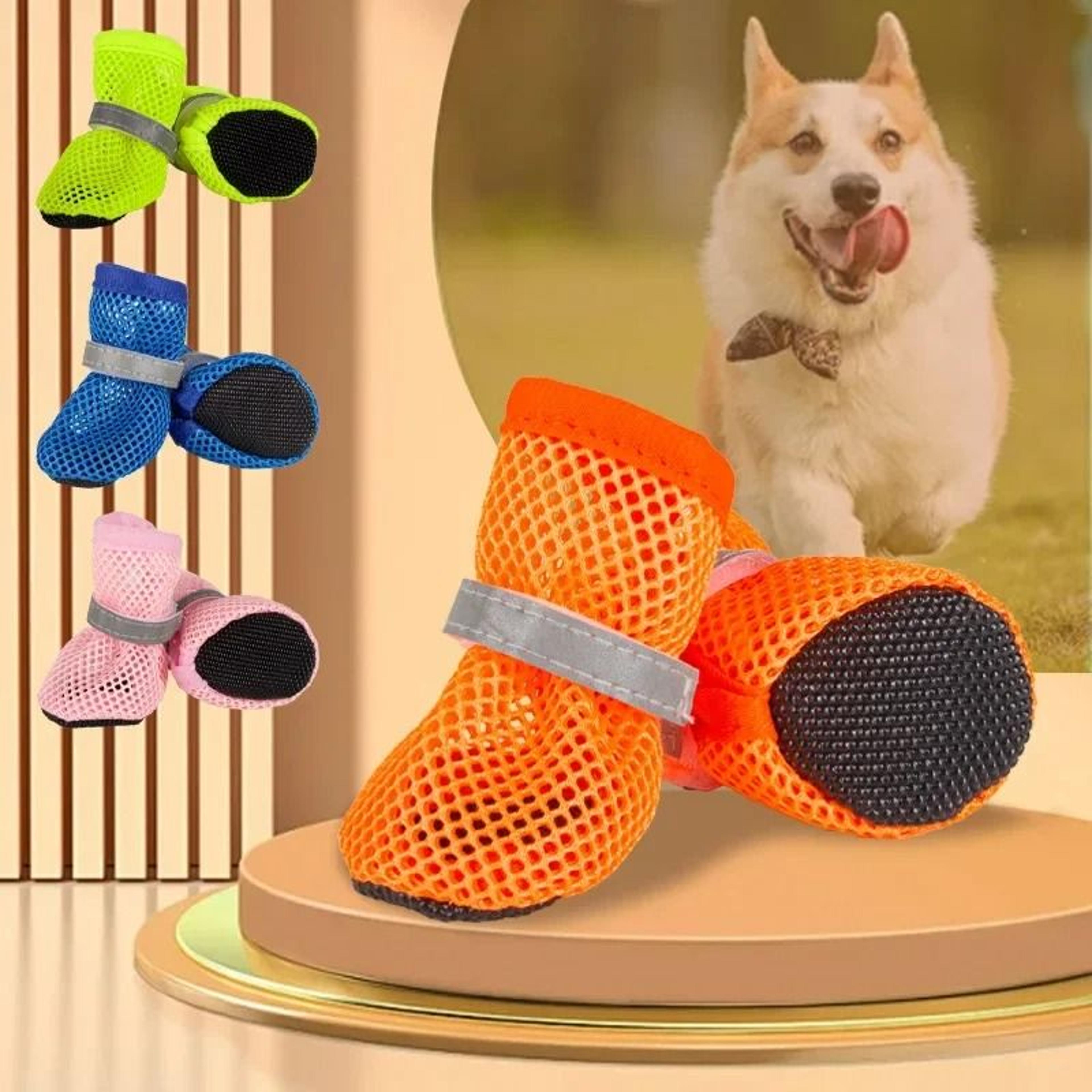Dog Shoes Nonslip Breathable Protective Boots For Small And Medium Pets 0