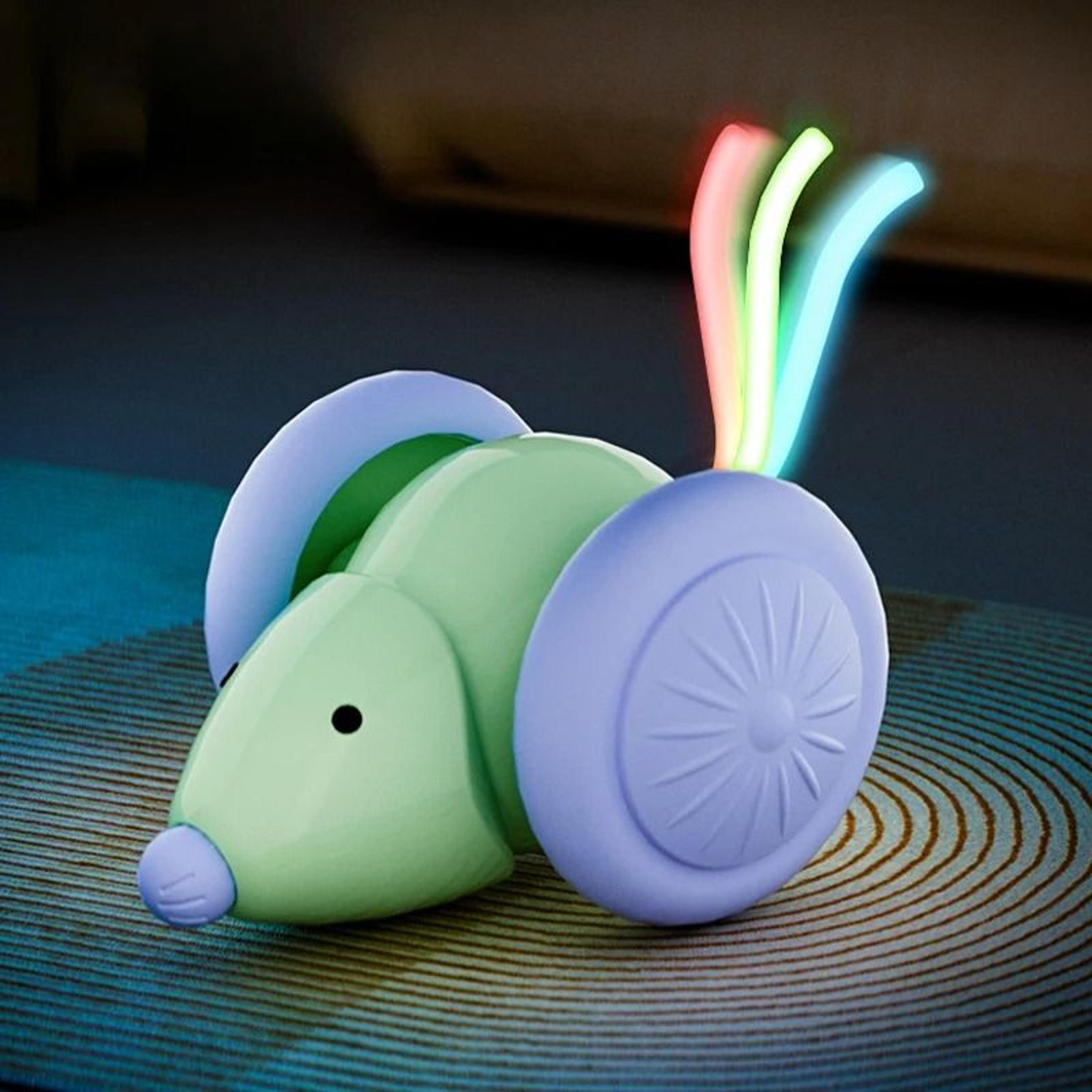 Interactive Electric Cat Mouse Car Rechargeable Automatic Teaser Toy 1