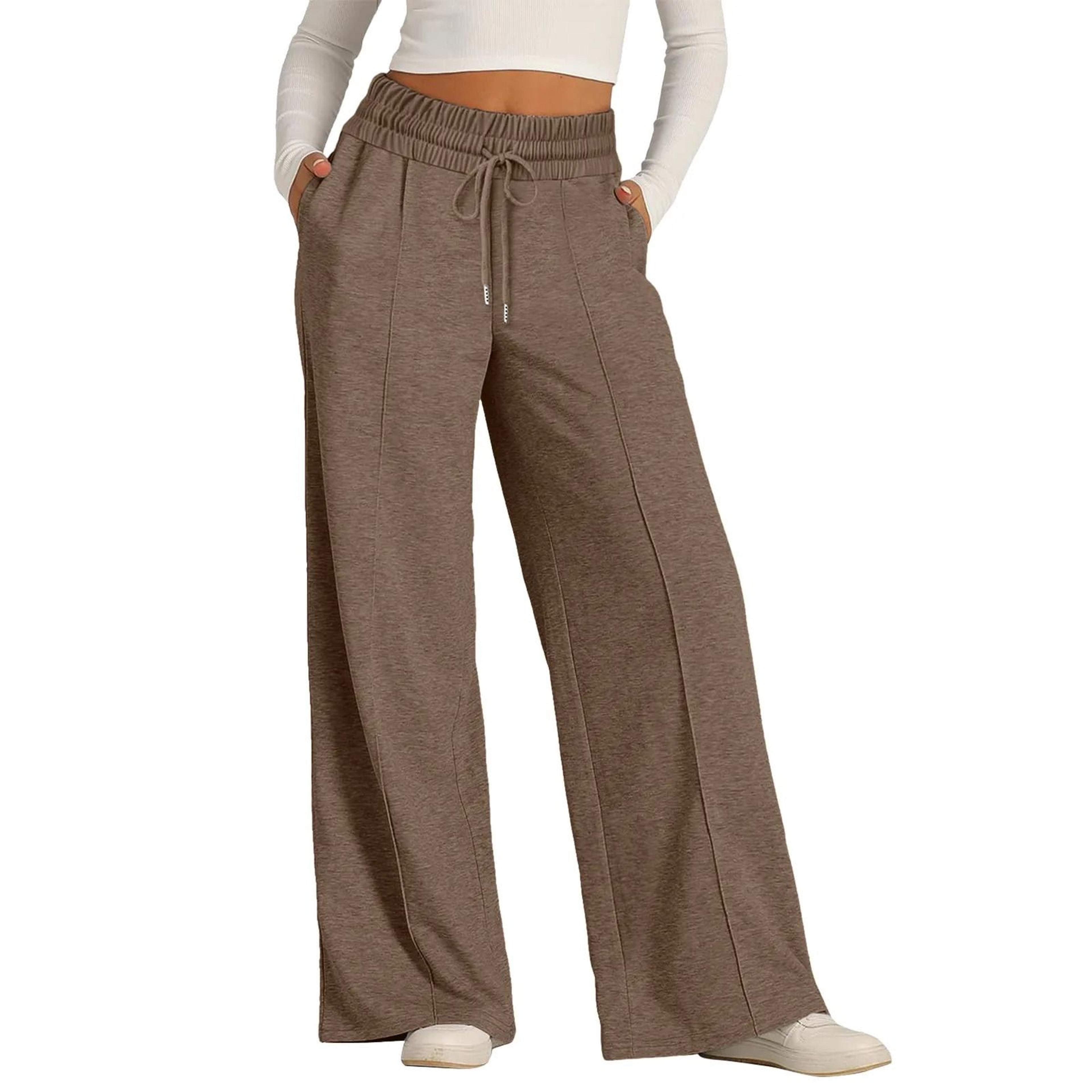Womens Summer Tie Strap Wide Leg Jumpsuit Stretchy Casual Loose Pants 8
