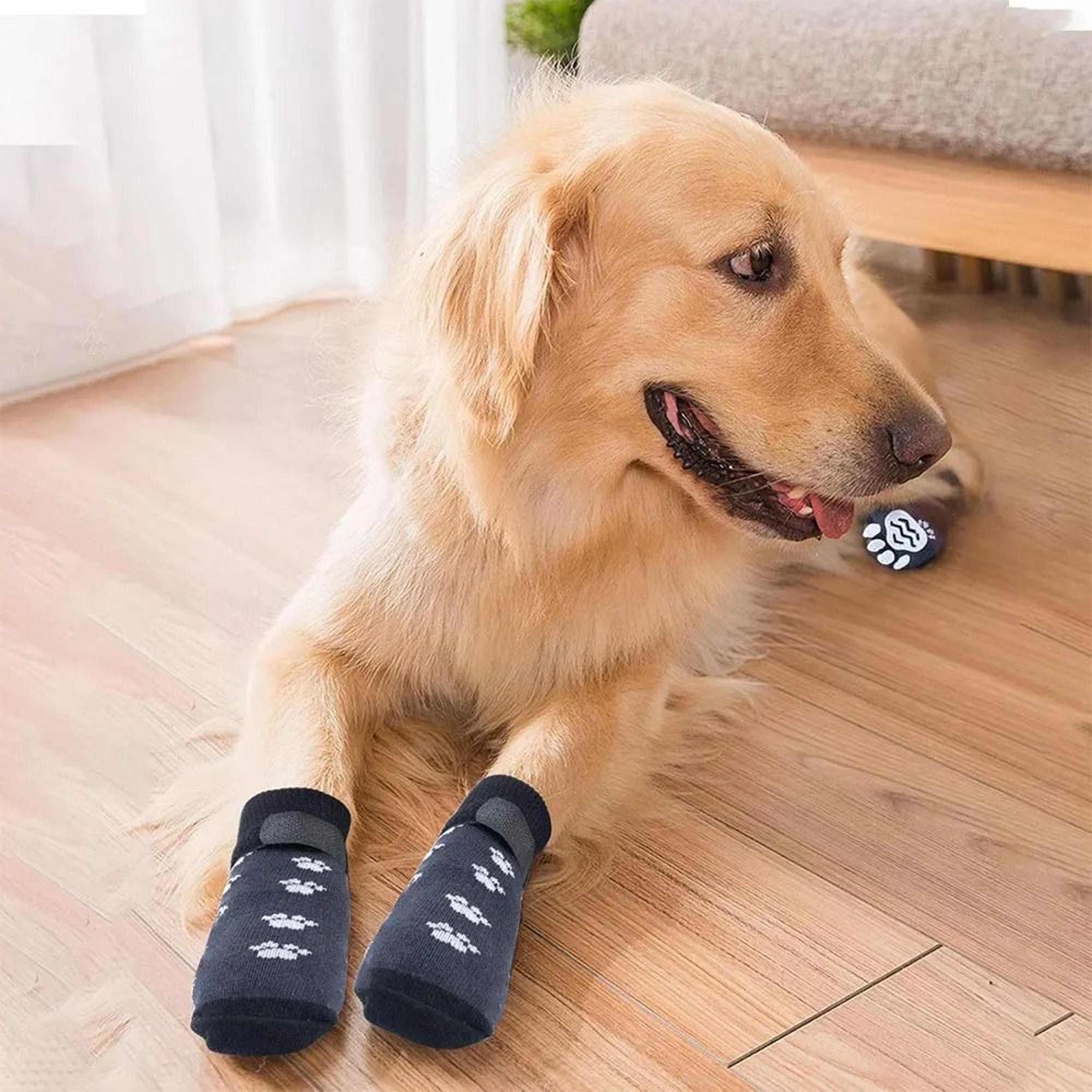 Anti Slip Dog Socks Paw Protection Grip Socks For Dogs 1