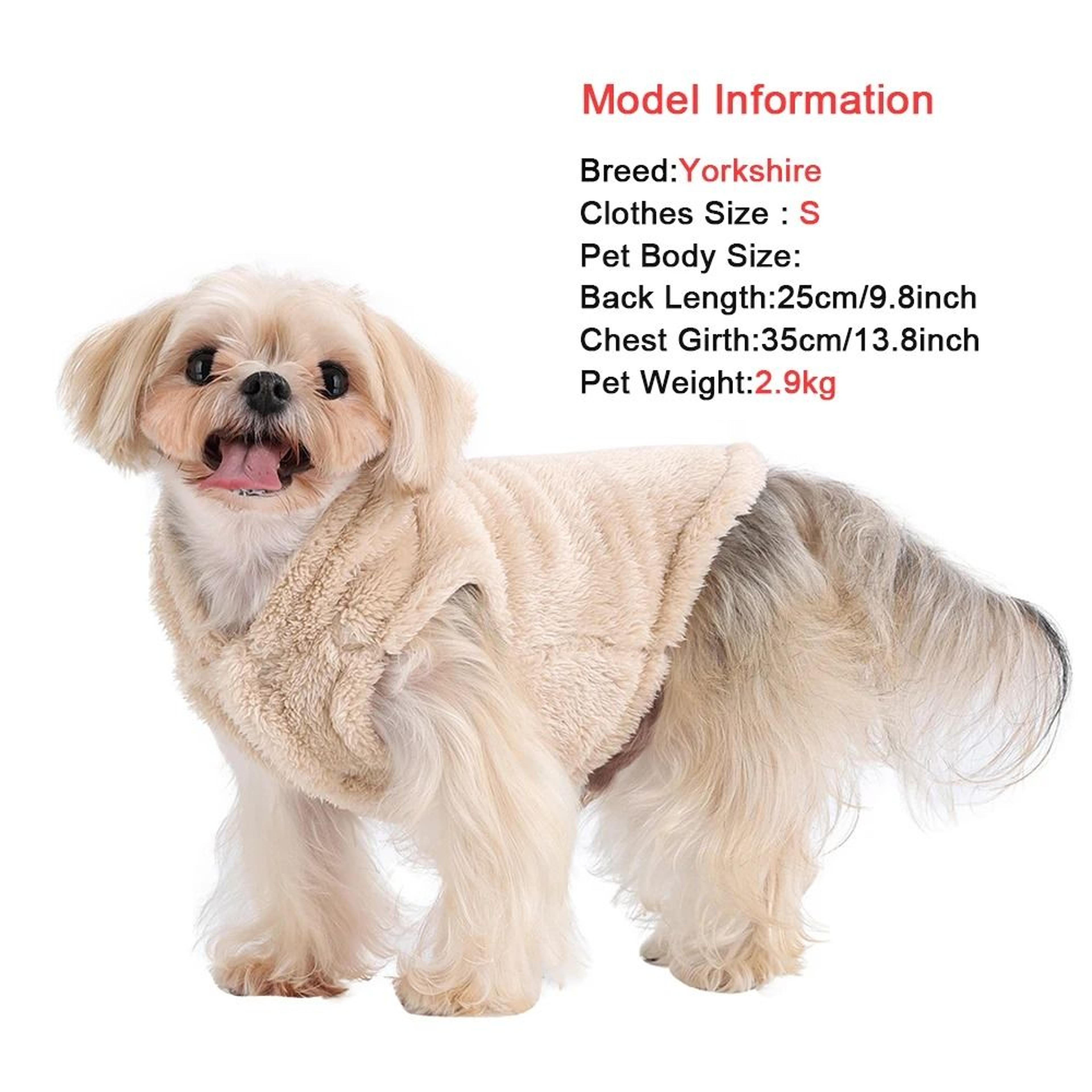Winter Pet Puppy Hoodie Sweater Warm Fleece Dog Coat For Small And Medium Pets 3