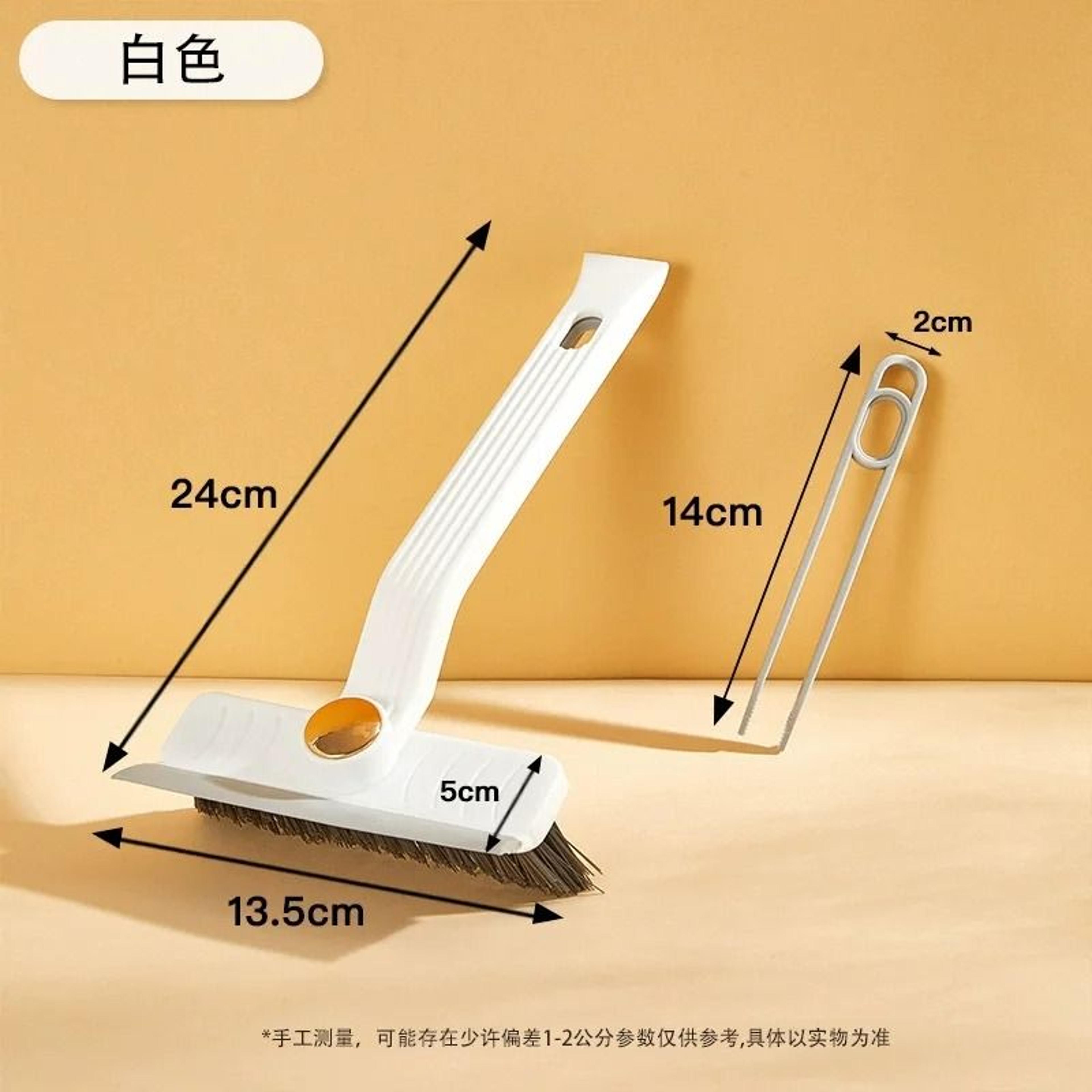 4 In 1 Rotating Hard Bristle Scrubber Multi Purpose Tile Cleaning Brush With Scraper Clip For Bathr 8