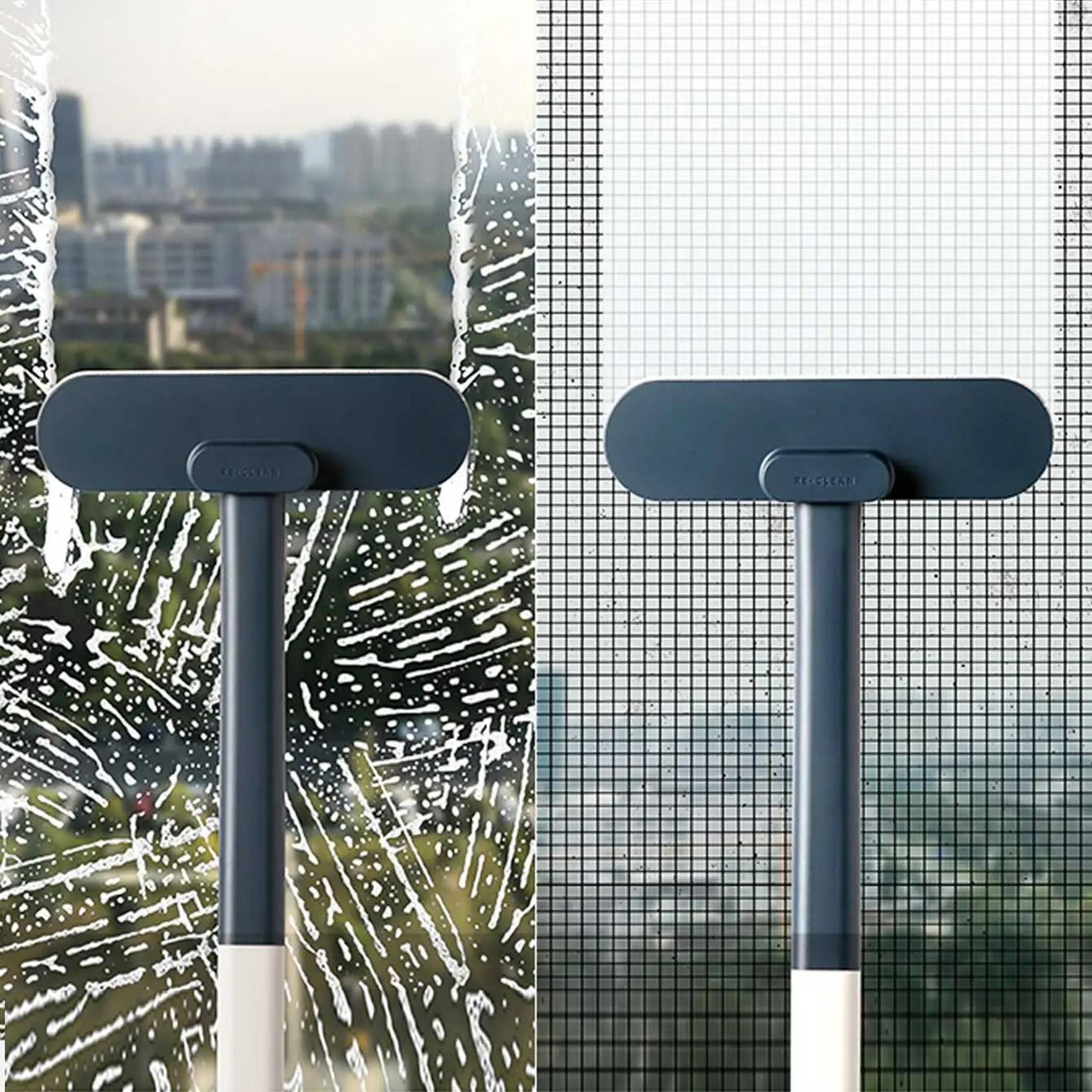 Multifunctional Long Handled Window Brush Wet Dry Cleaning Tool 1