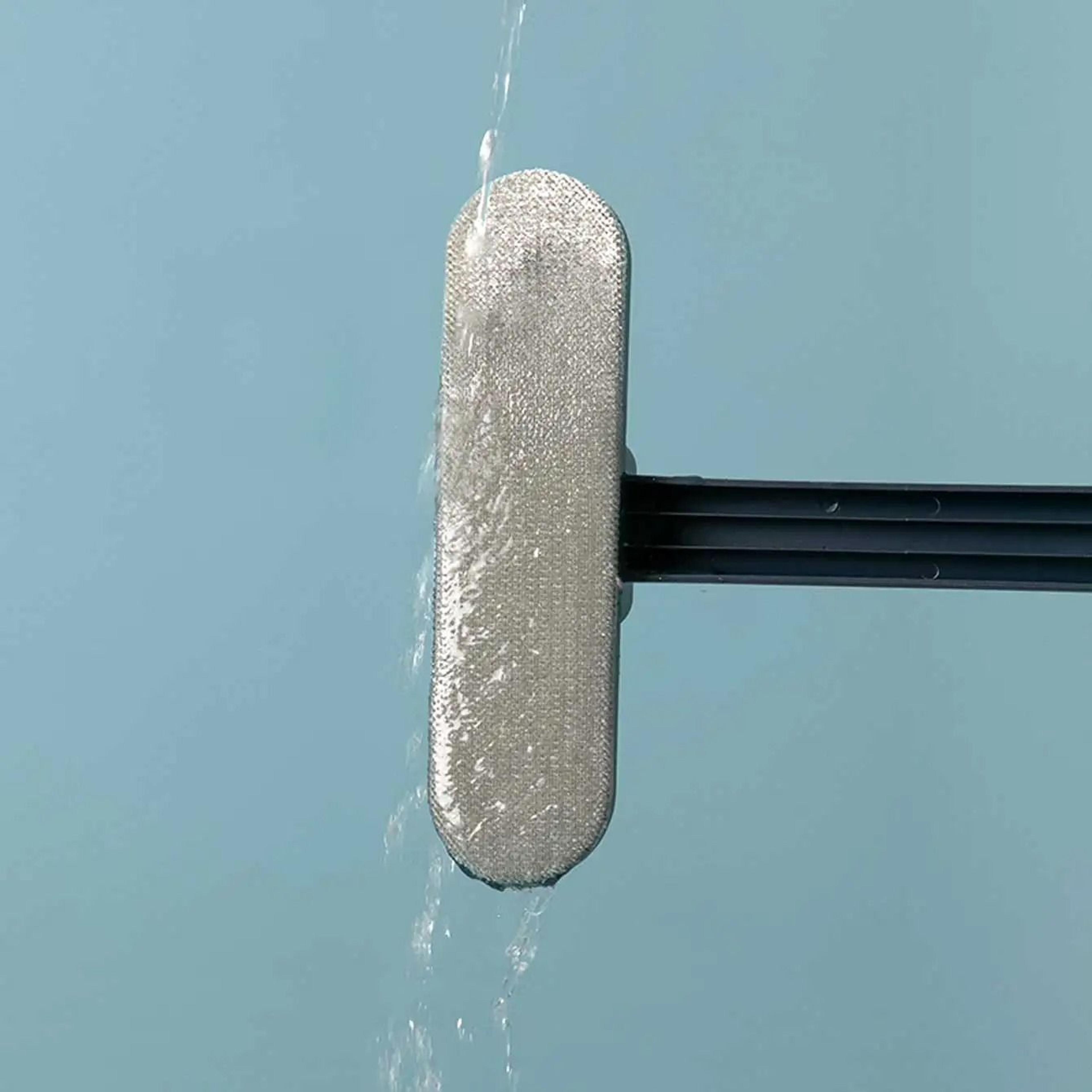 Multifunctional Long Handled Window Brush Wet Dry Cleaning Tool 4