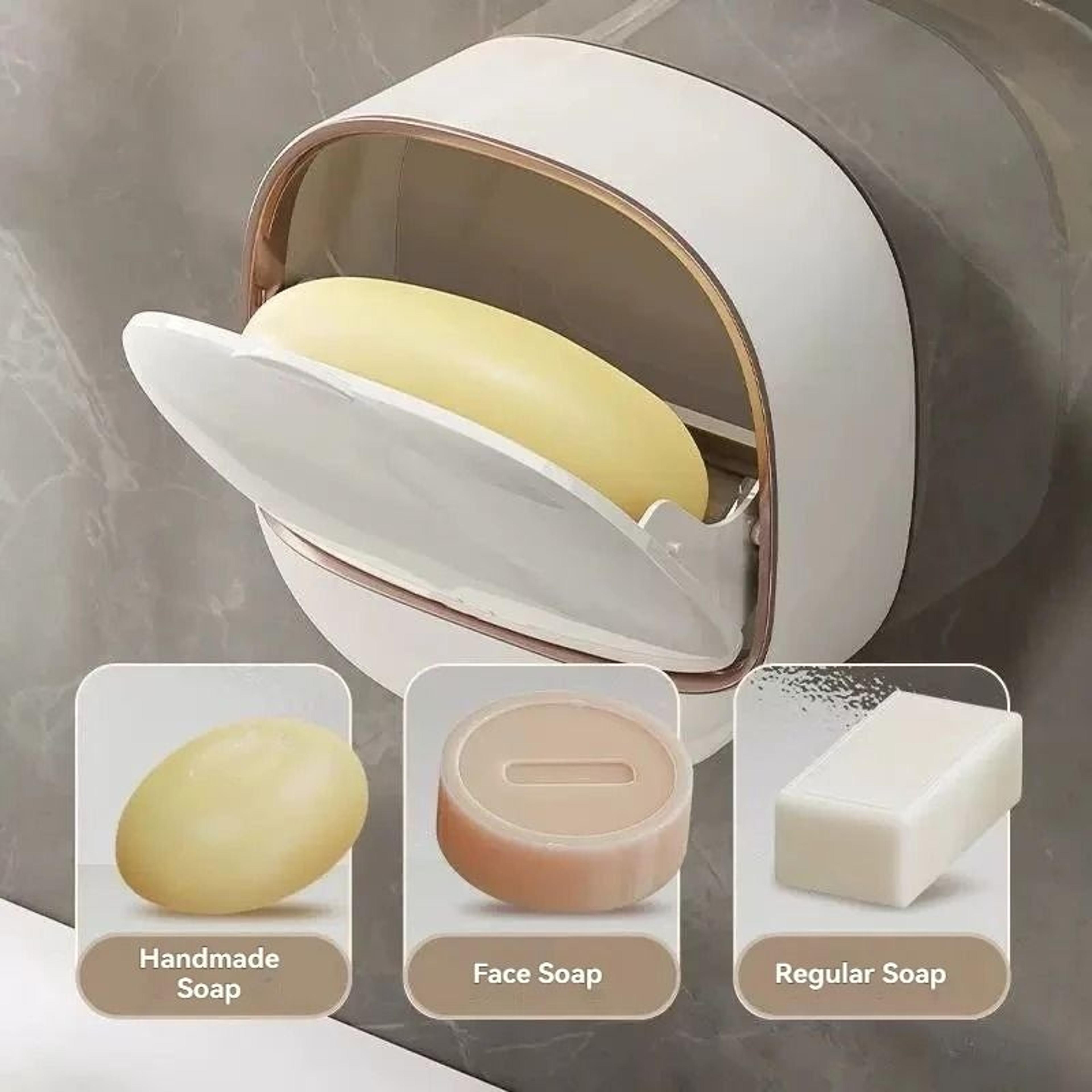 Waterproof Soap Box Hanging Shower Soap Holder With Drainage 4