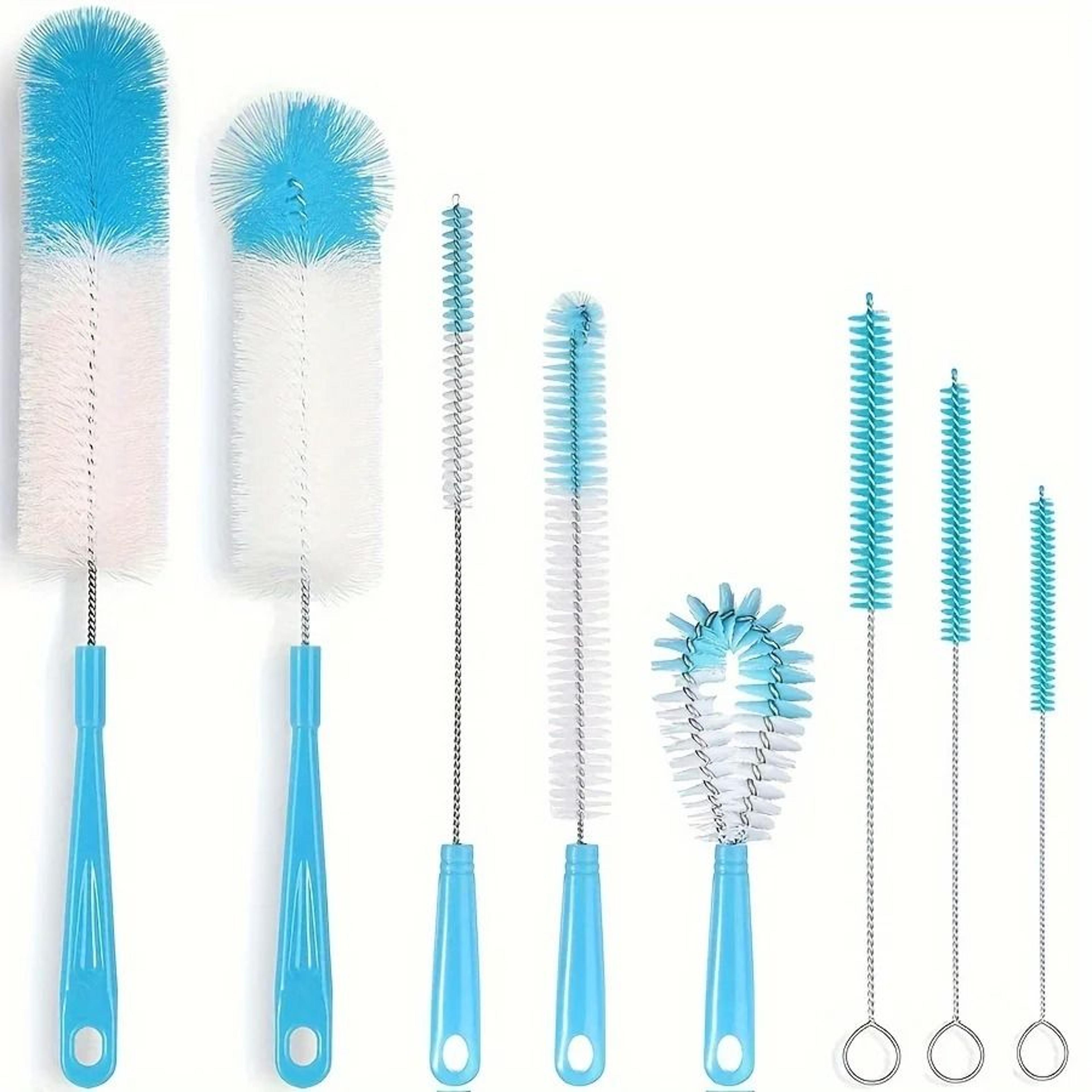 Wine Bottle Cleaning Brush Set Long Handled Bottle Cleaner For Narrow Bottles And Jugs 4