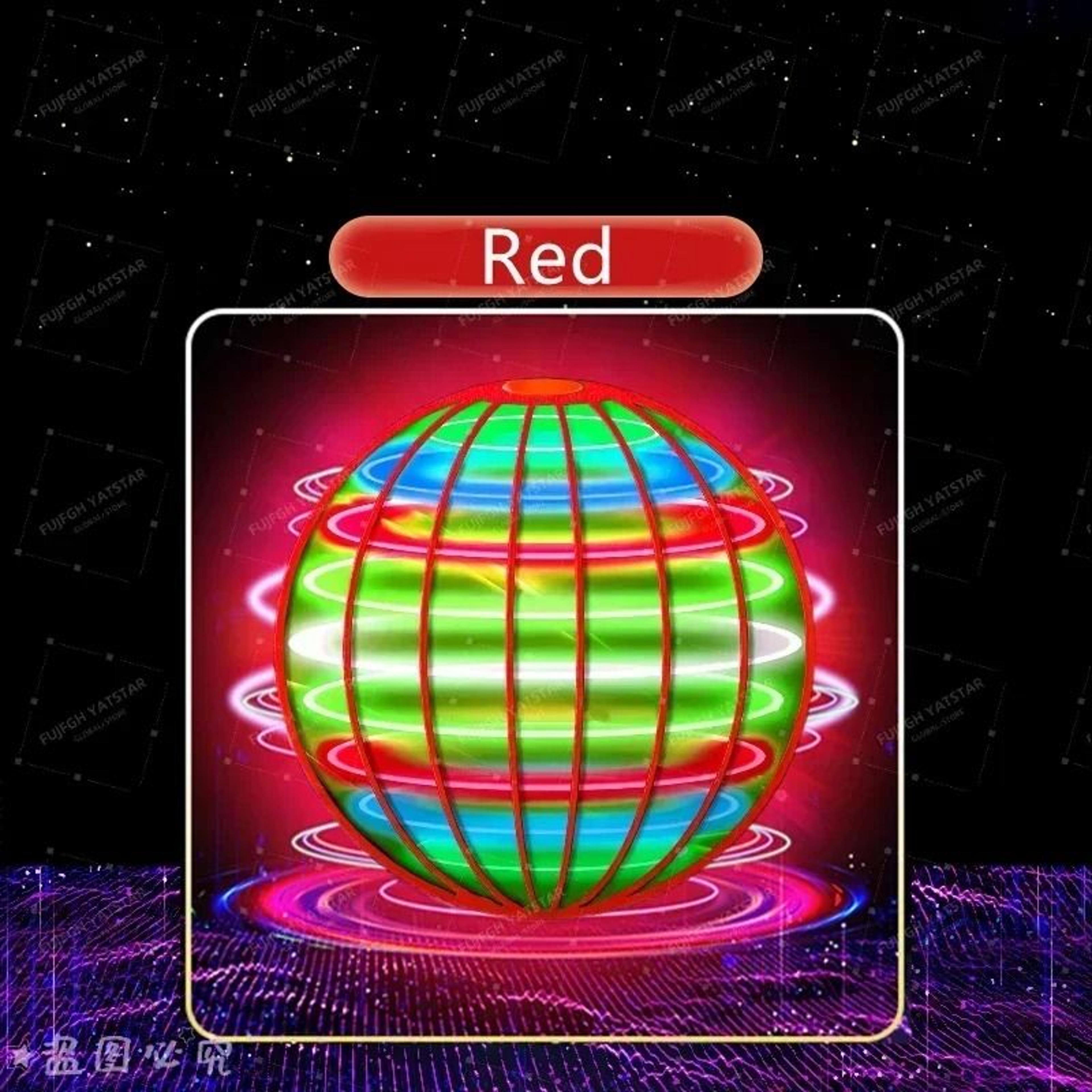 Flying Ball Childrens LED Cosmic Globe 360 Rotating Suspension Toy 8