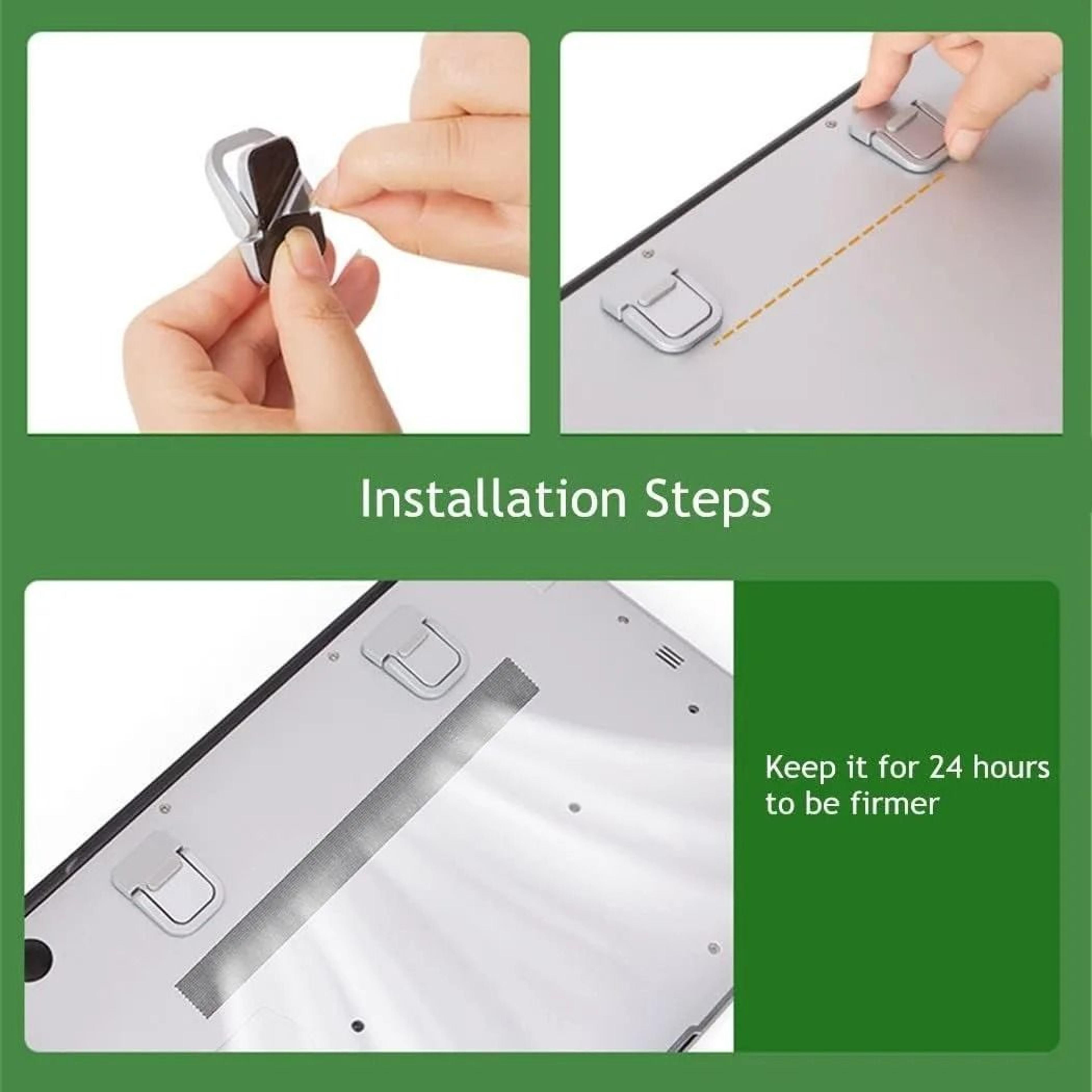 Portable Aluminum Laptop And Keyboard Riser Set For Better Typing Comfort And Improved Airflow 5
