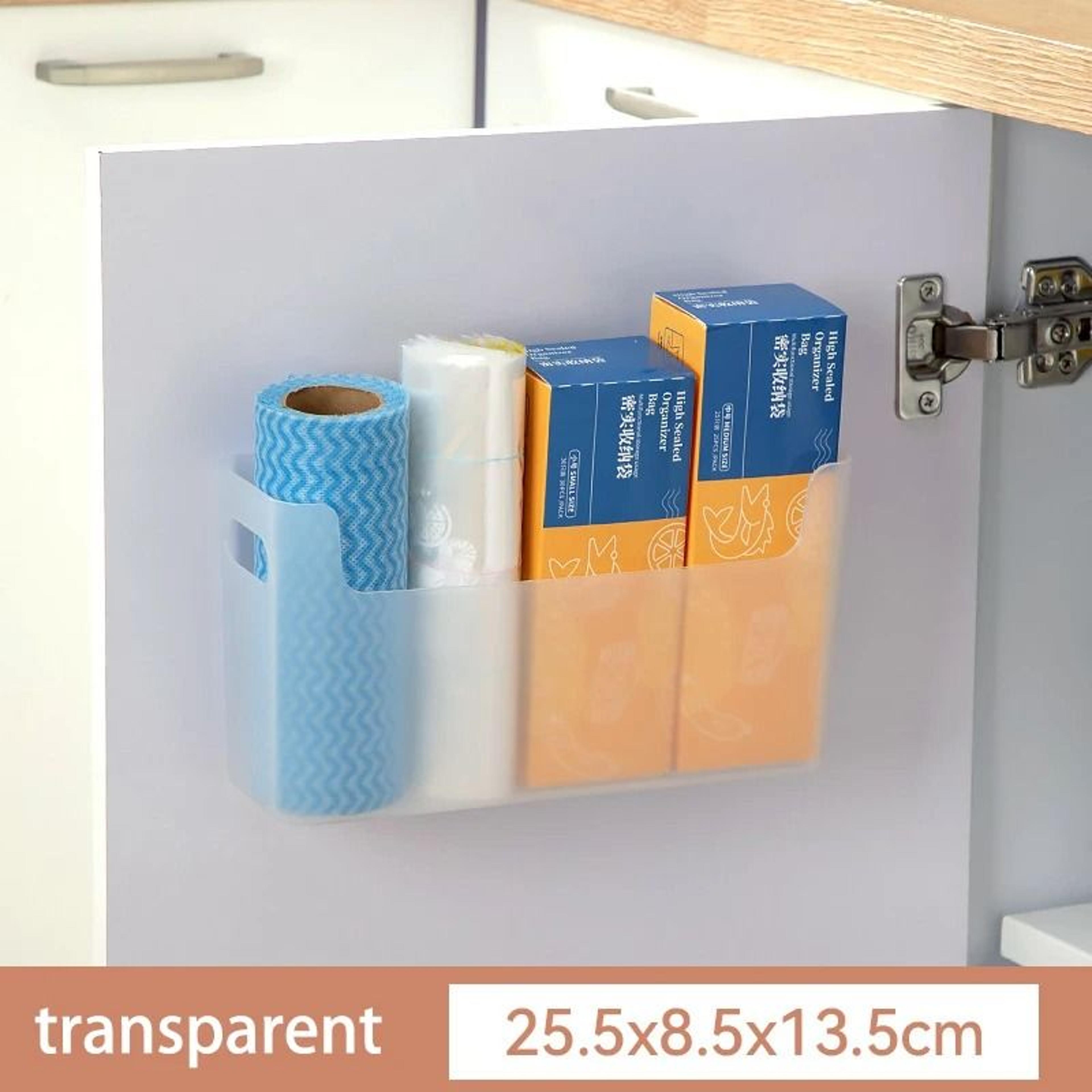 Non Perforated Cabinet Door Storage Rack For Kitchen Organization 9