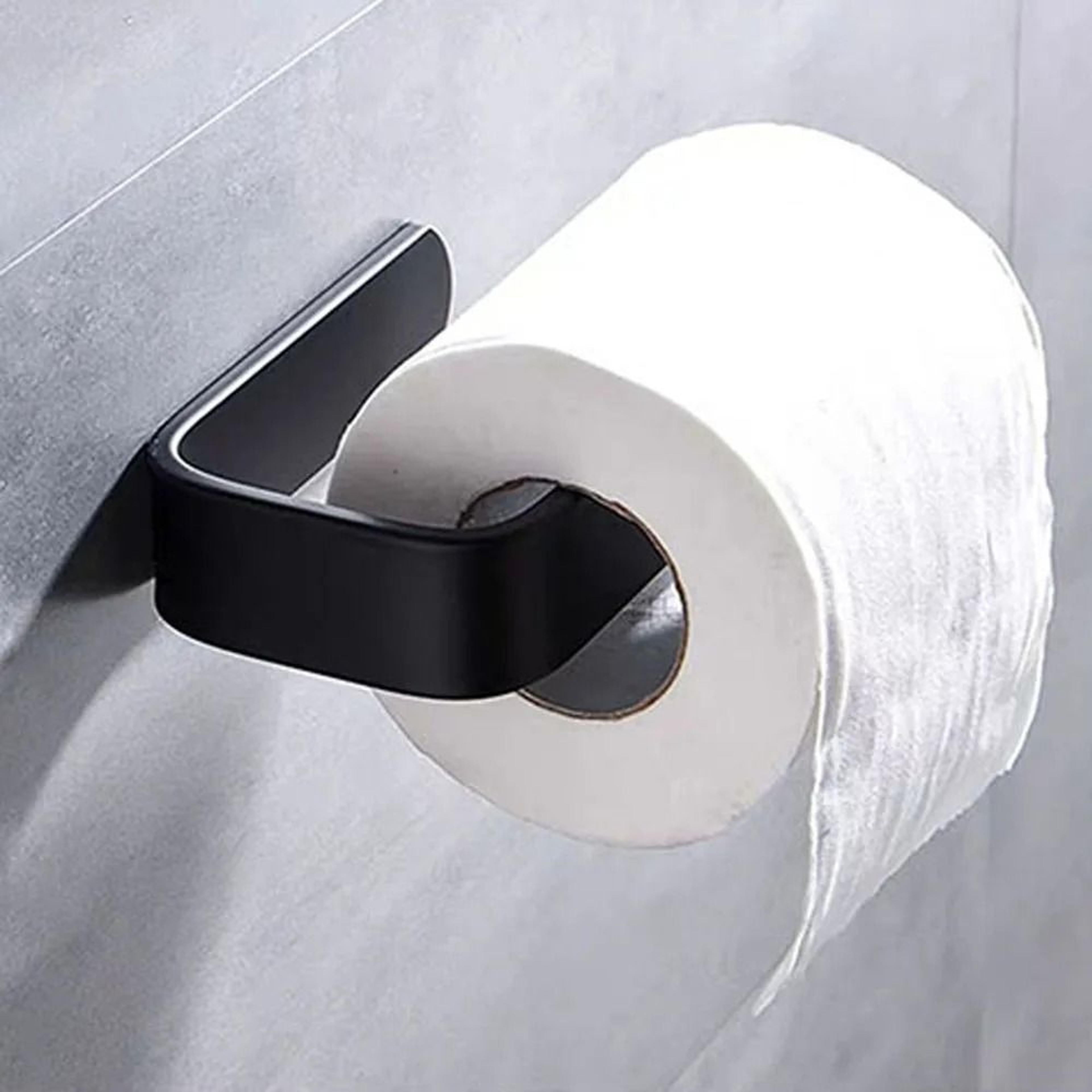 Self Adhesive Wall Mounted Towel Rack Bathroom Towel Holder And Toilet Paper Hanger 3