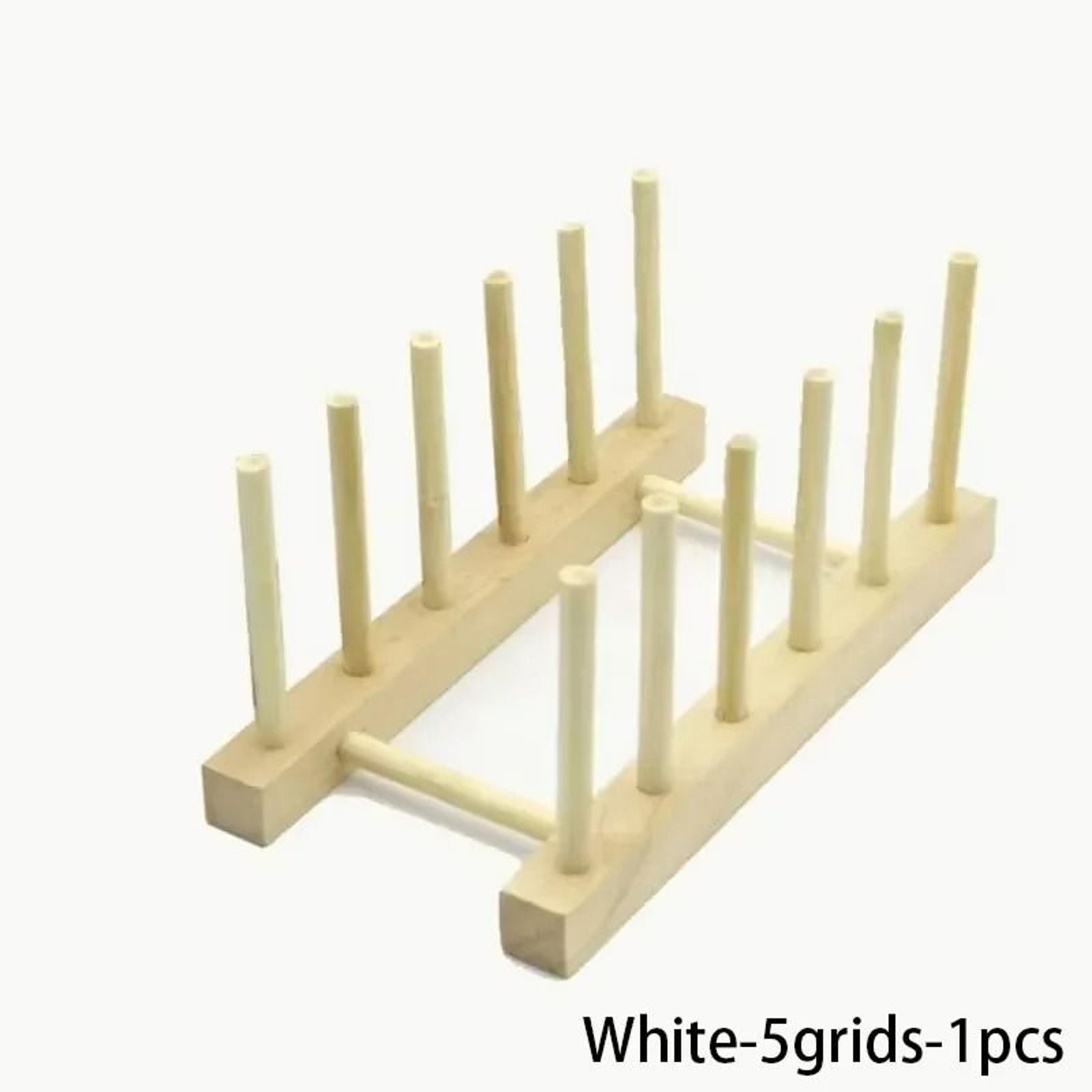 Wooden Kitchen Dish Drying Rack Storage Shelf Organizer 14