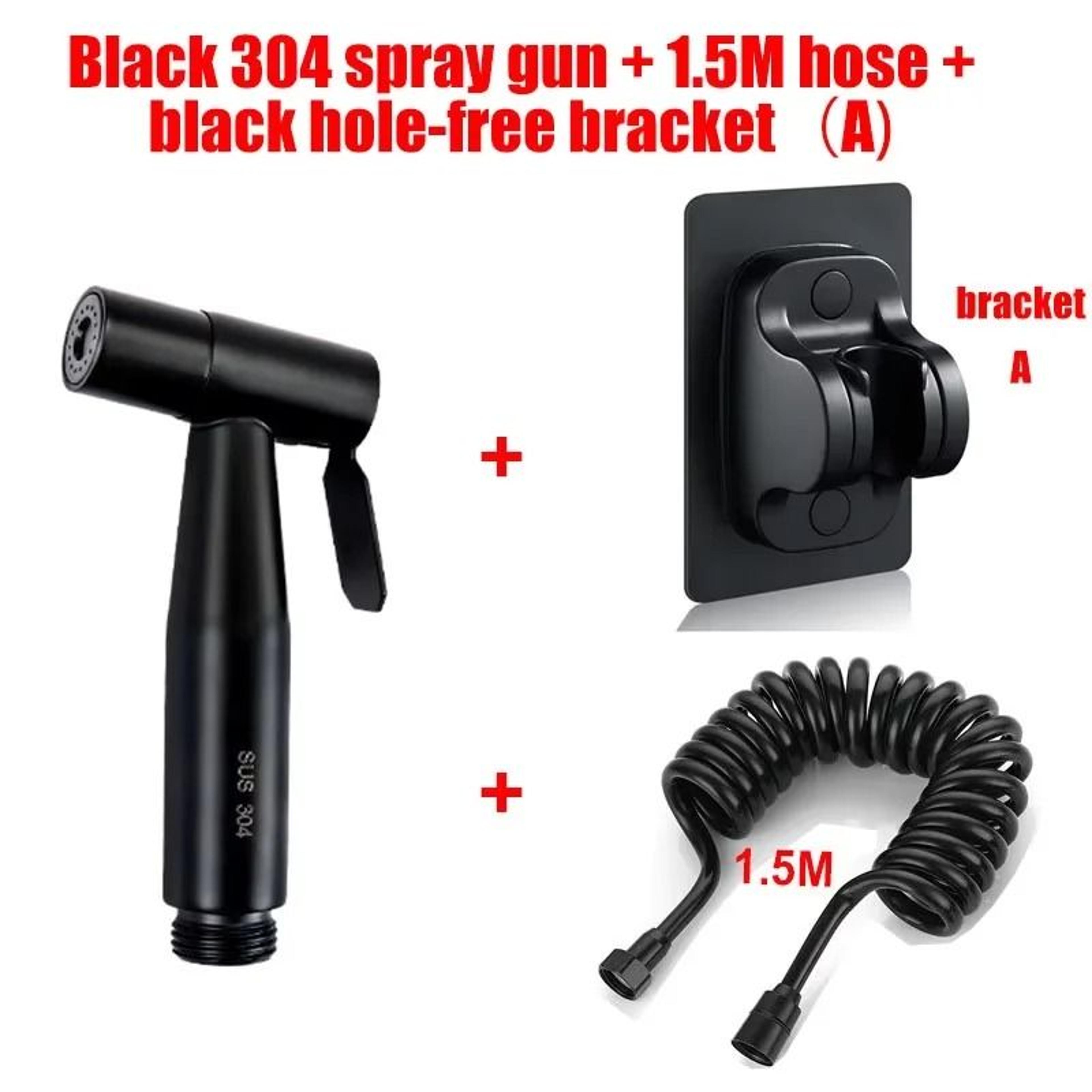 Bathroom Handheld Toilet Spray Set With Double Outlet Corner Valve 22