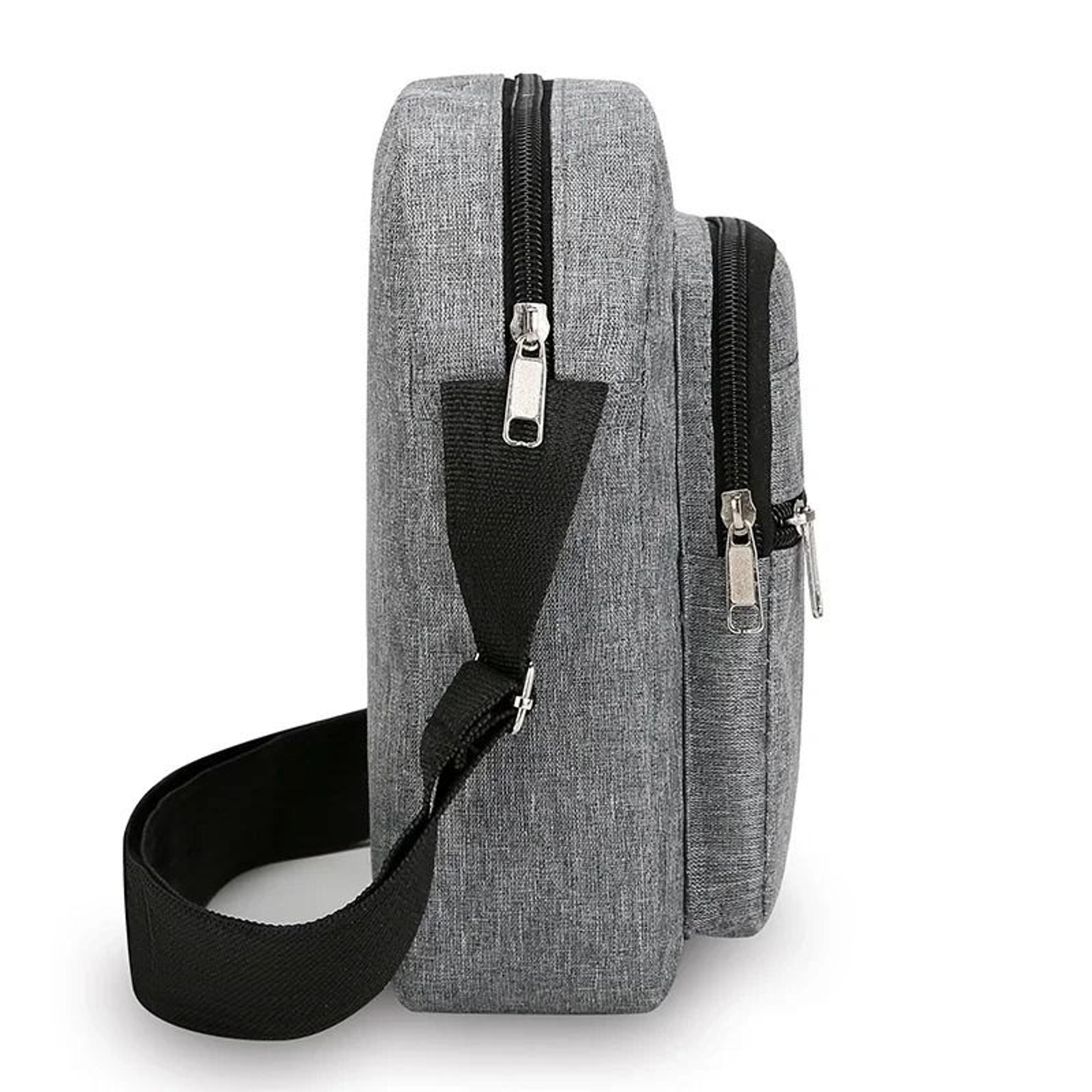 Men Crossbody Shoulder Bag With Large Capacity Oxford Travel Satchel 3