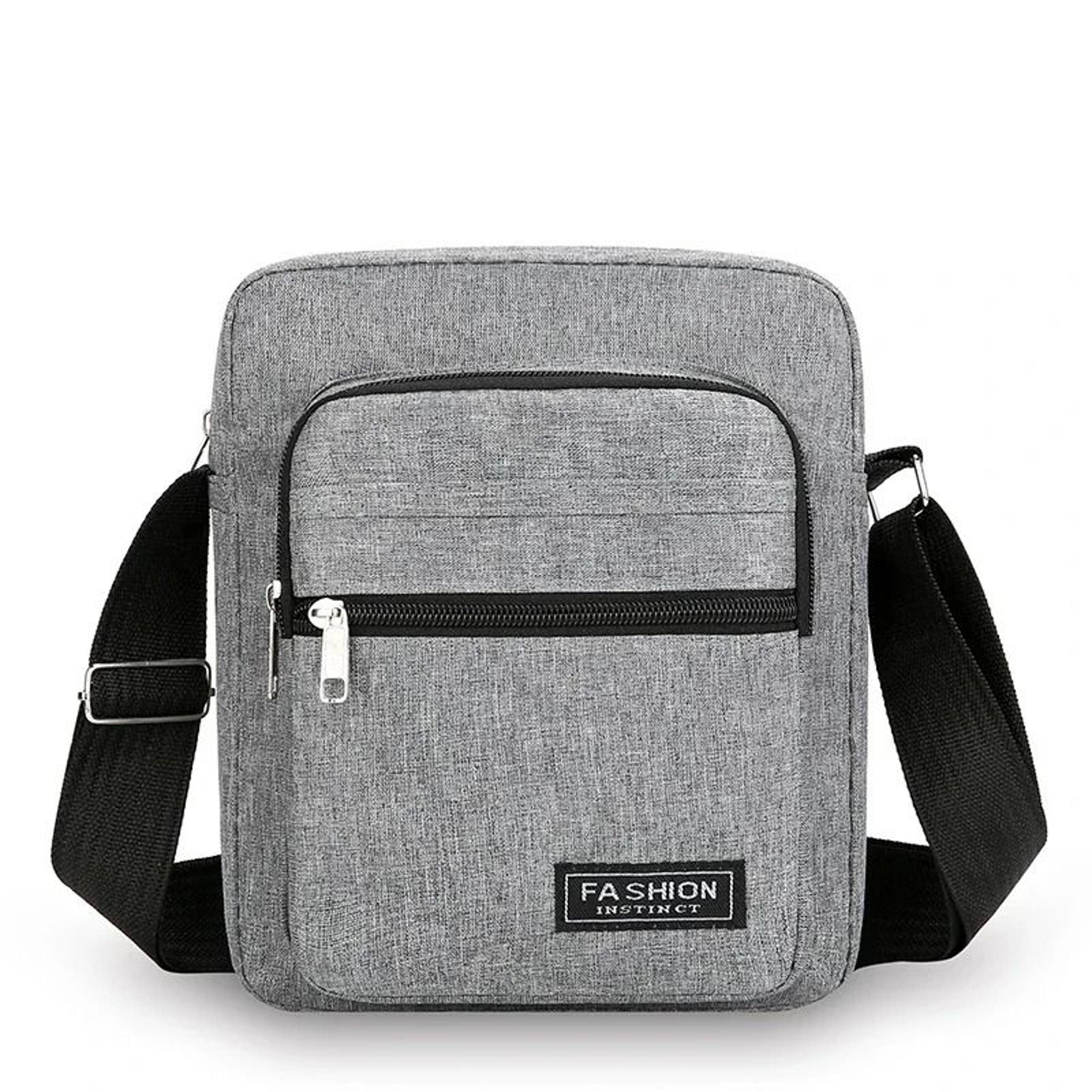 Men Crossbody Shoulder Bag With Large Capacity Oxford Travel Satchel 8