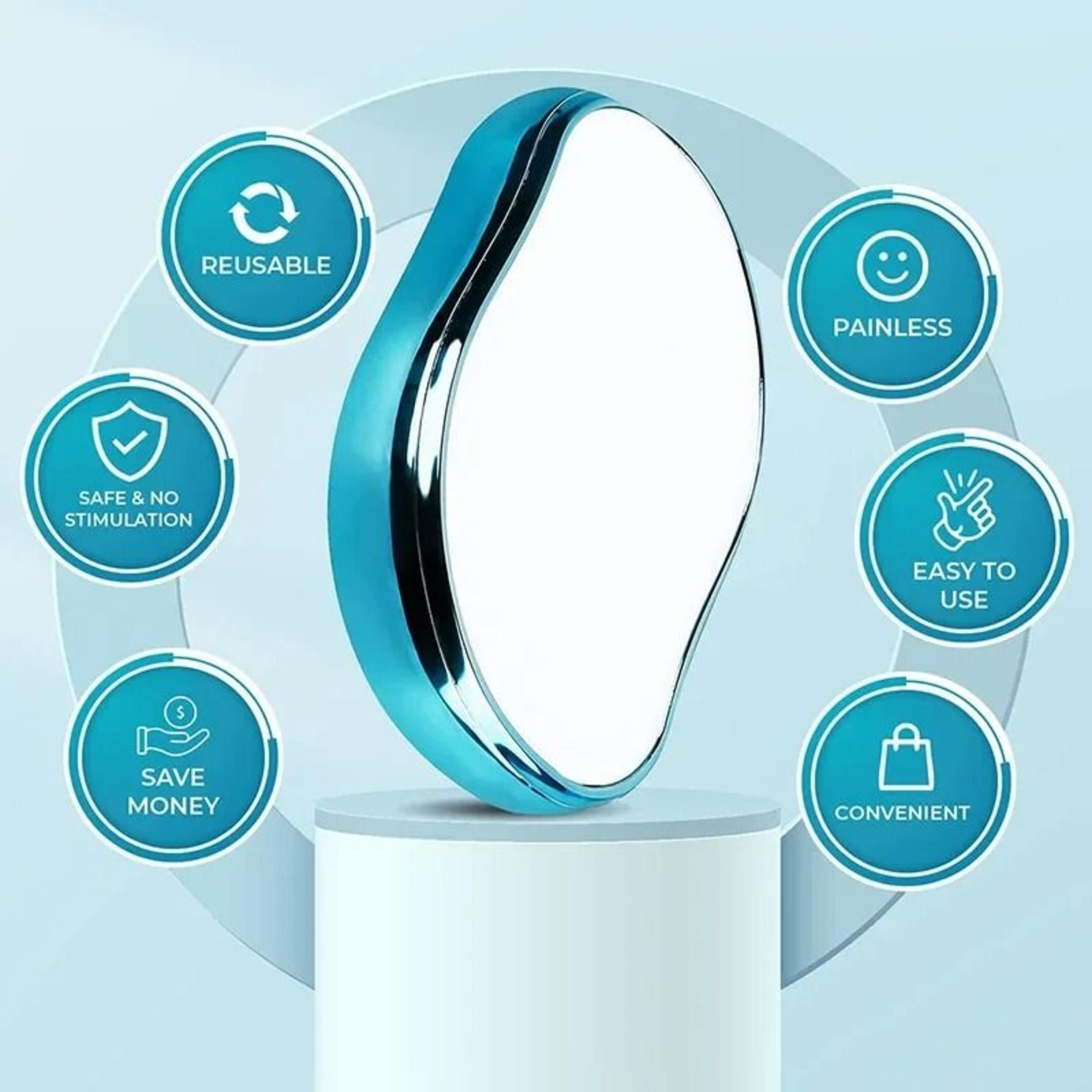 Nano Crystal Epilator Hair Removal Tool For Smooth Skin Exfoliating Body Care 2