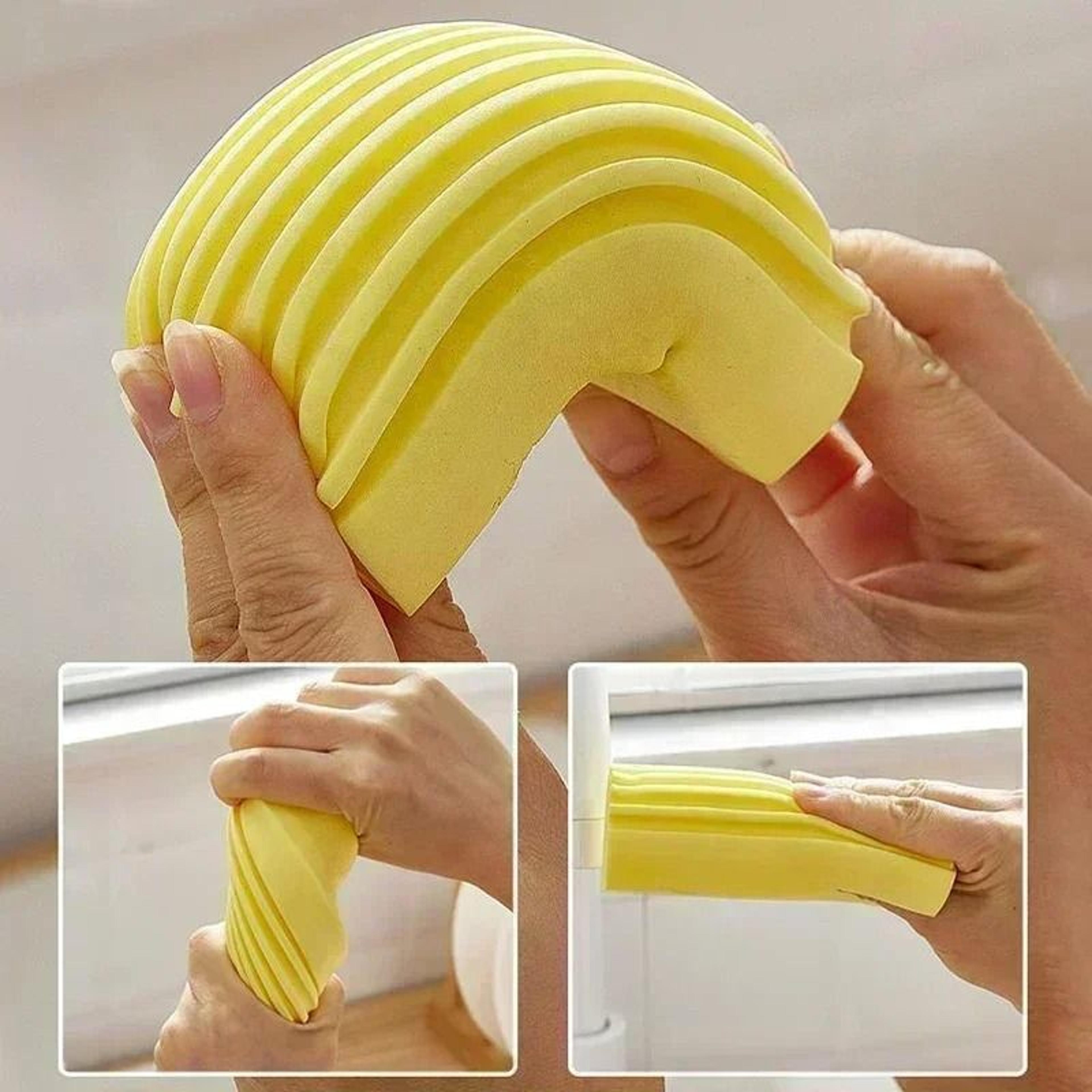 Portable Damp Clean Duster Sponge For Blinds Mirrors Baseboards And Household Surfaces 2