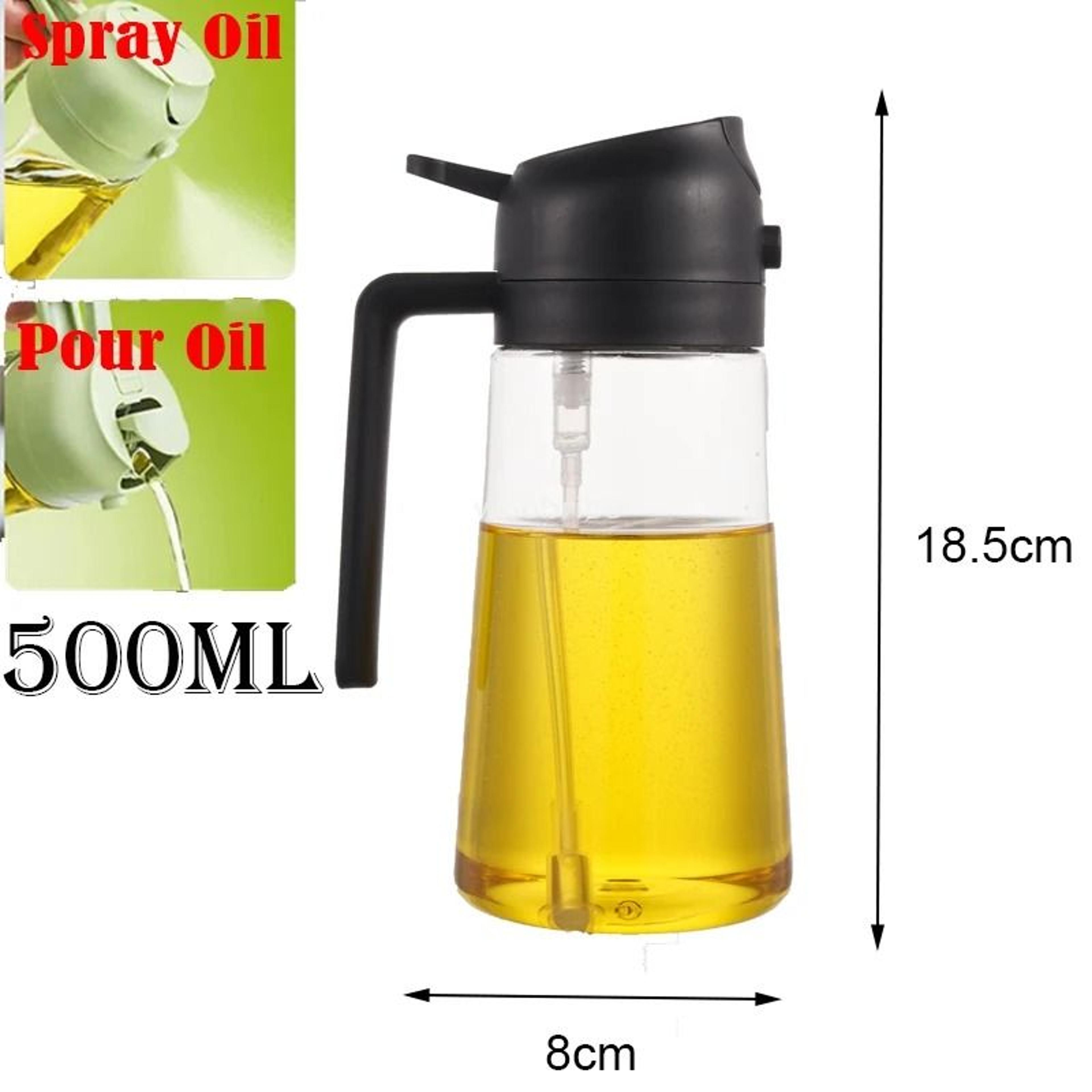 2 In 1 Olive Oil Spray And Pour Dispenser Bottle For Cooking Grilling Baking And Air Frying 4