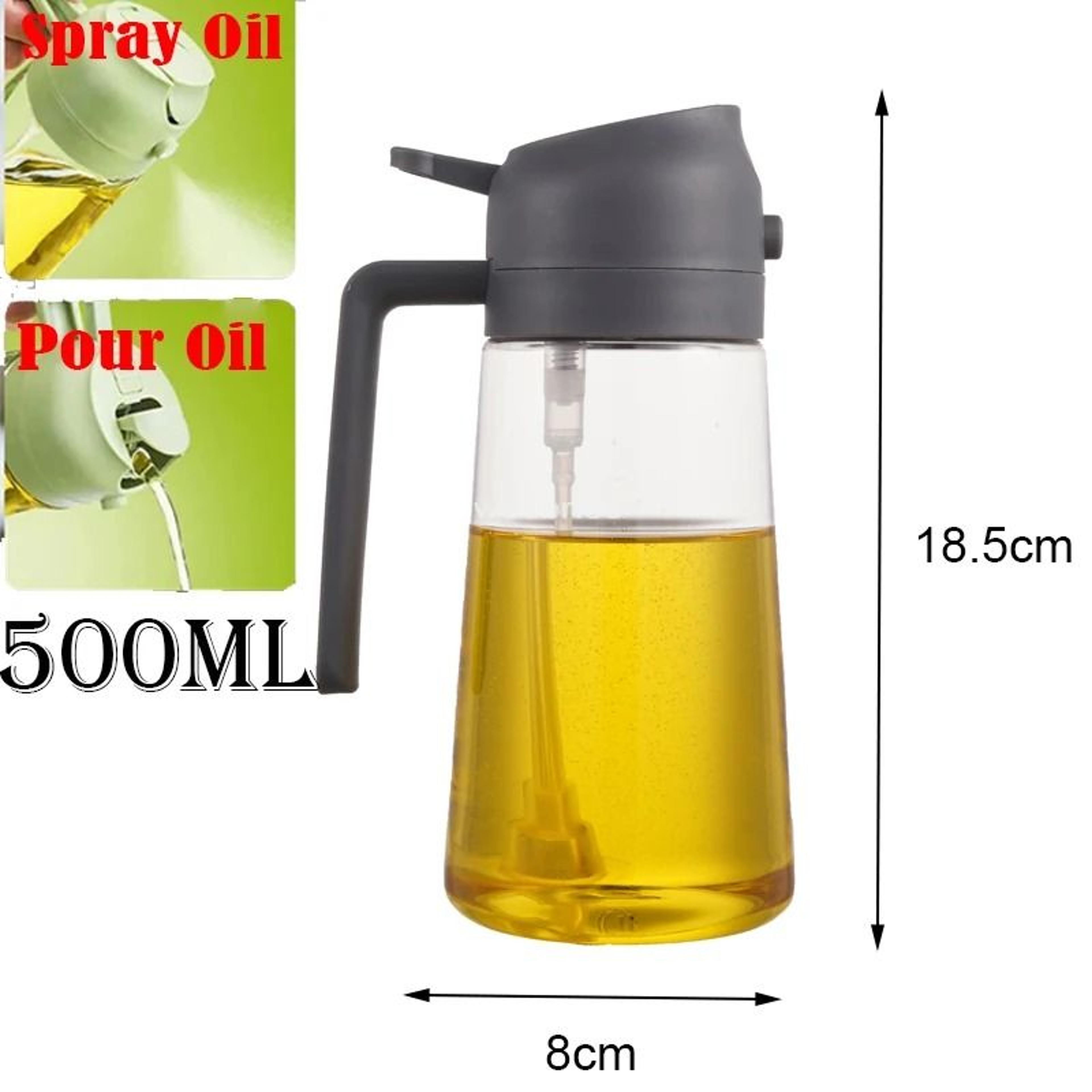 2 In 1 Olive Oil Spray And Pour Dispenser Bottle For Cooking Grilling Baking And Air Frying 7