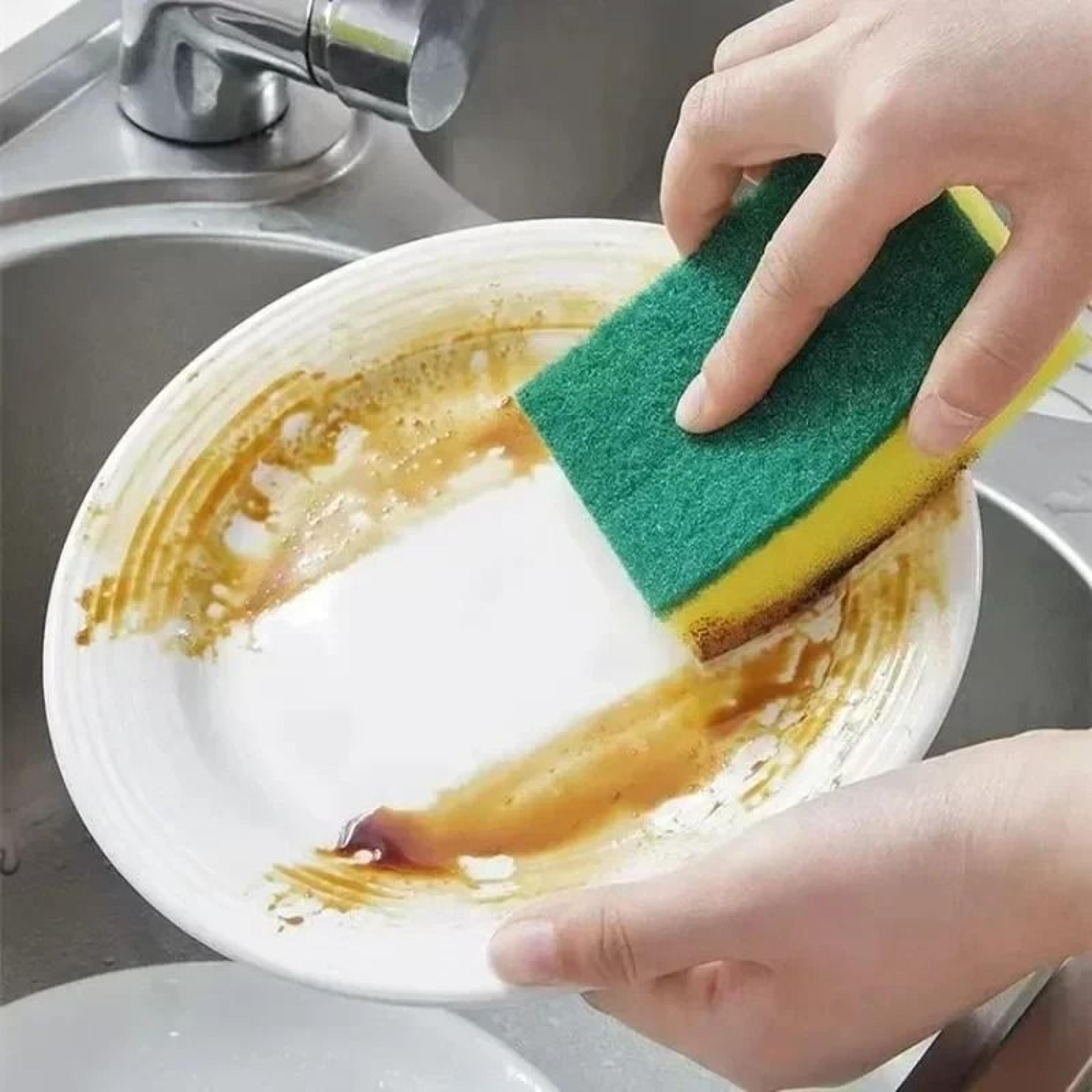Double Sided Scouring Pad Cleaning Sponge 1