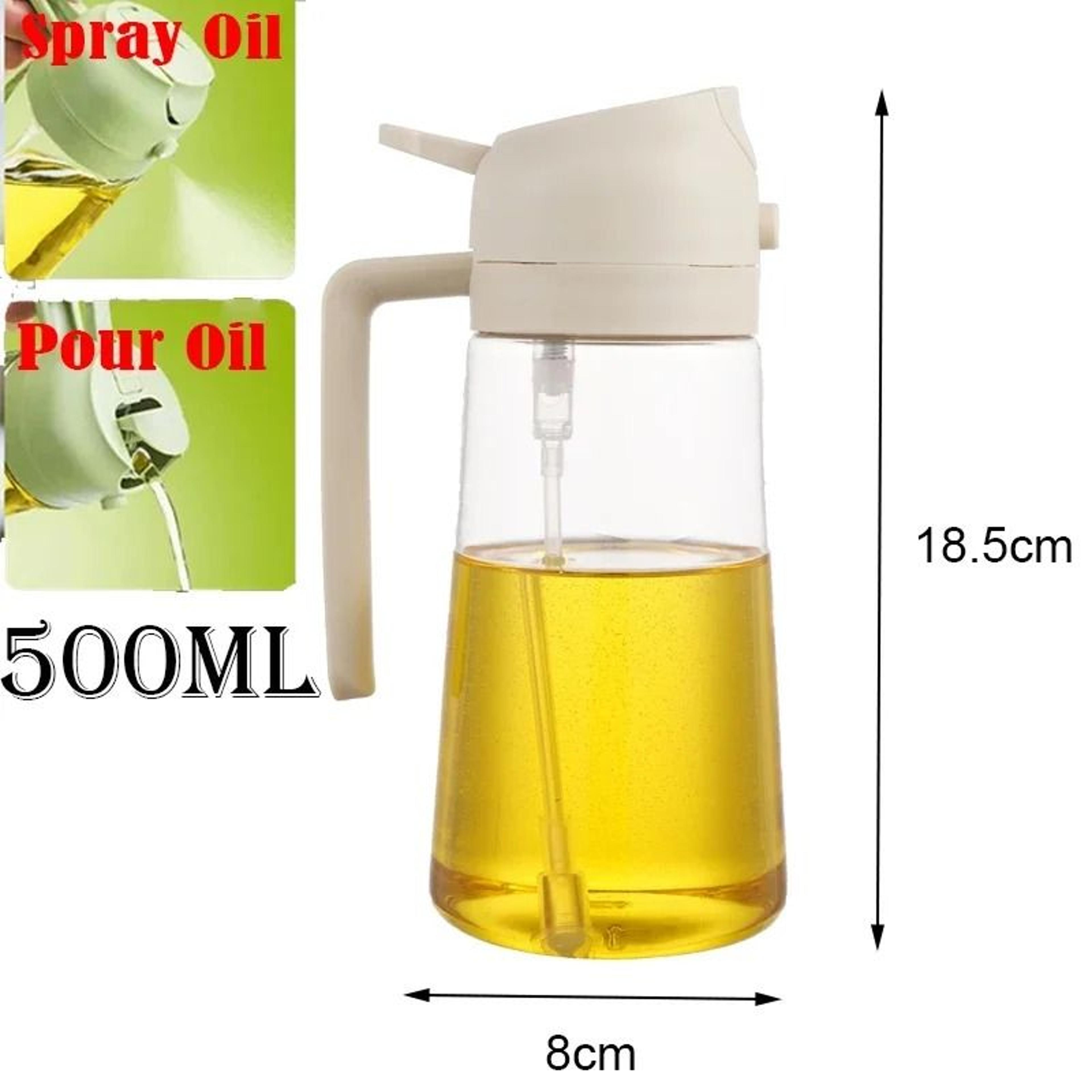2 In 1 Oil Spray And Pour Dispenser Bottle For Cooking Baking And Air Frying 8