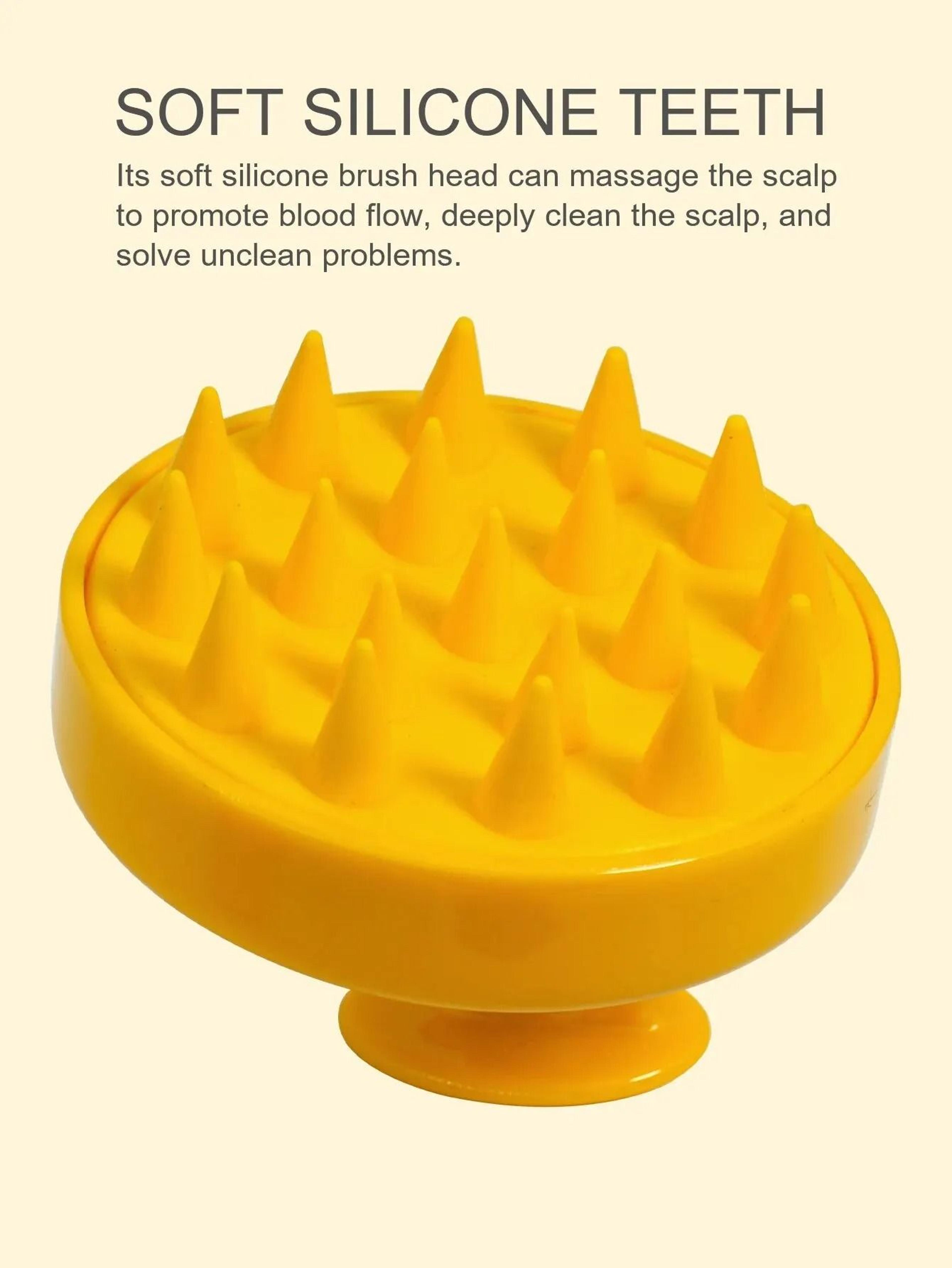 Silicone Scalp Massager Shampoo Brush For Hair Washing And Relaxing Head Massage 7