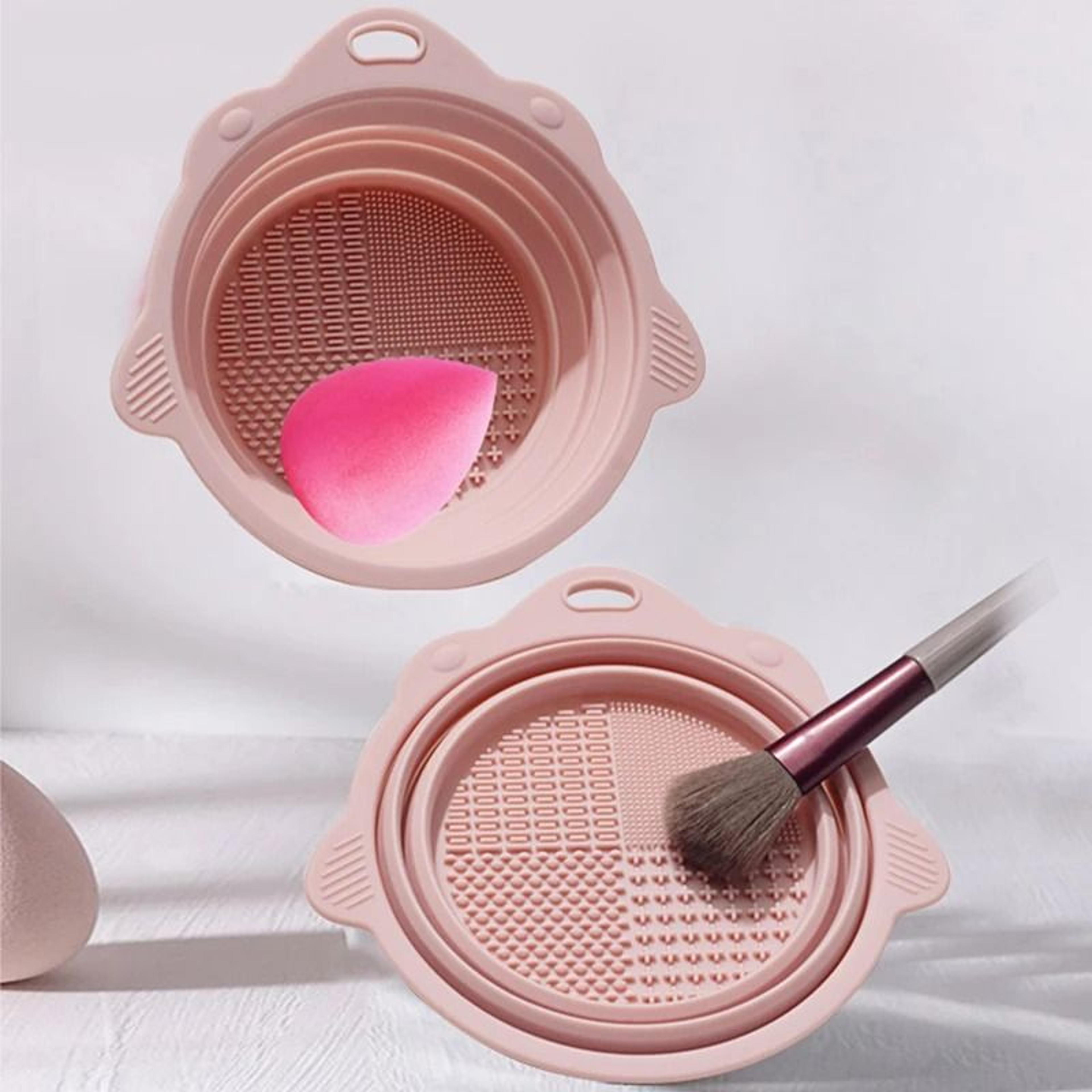 Makeup Brush Cleaner And Cleaning Bowl Set For Wet And Dry Makeup Tools 0