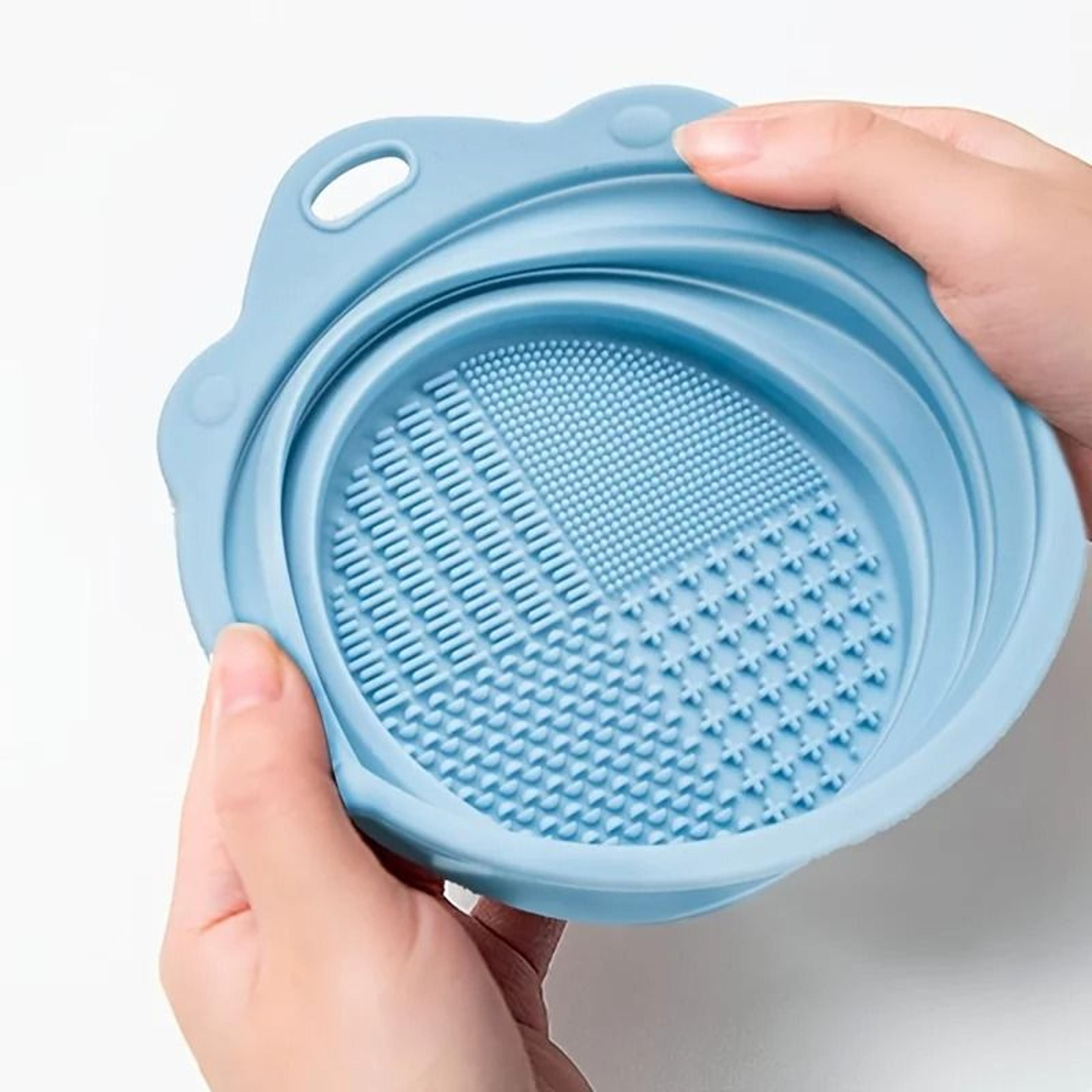 Makeup Brush Cleaner And Cleaning Bowl Set For Wet And Dry Makeup Tools 3