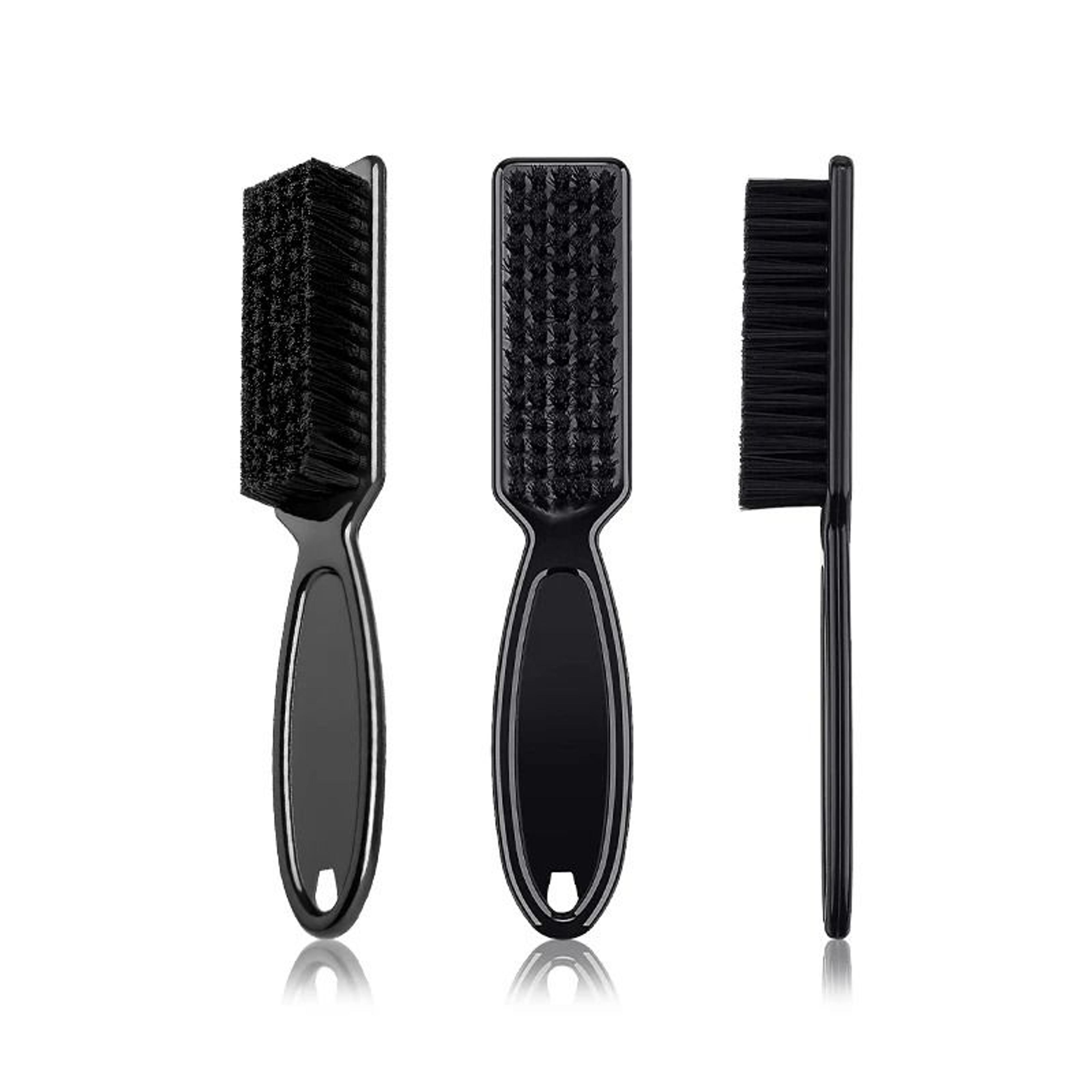 black small beard styling brush professional shave beard brush