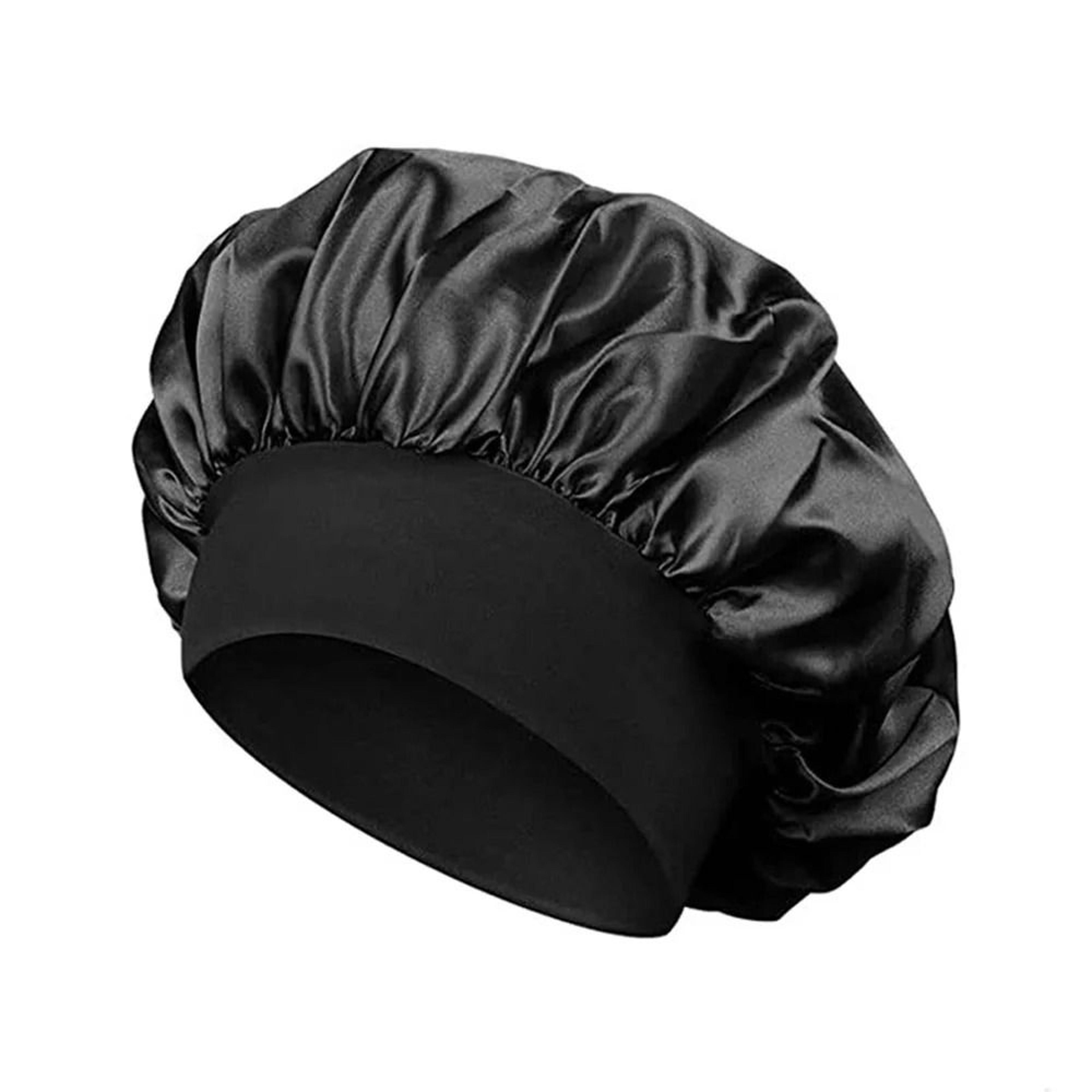 Satin Night Hair Cap For Women Sleep Care Bonnet Soft Sleeping Hat Unisex Nightcap 6