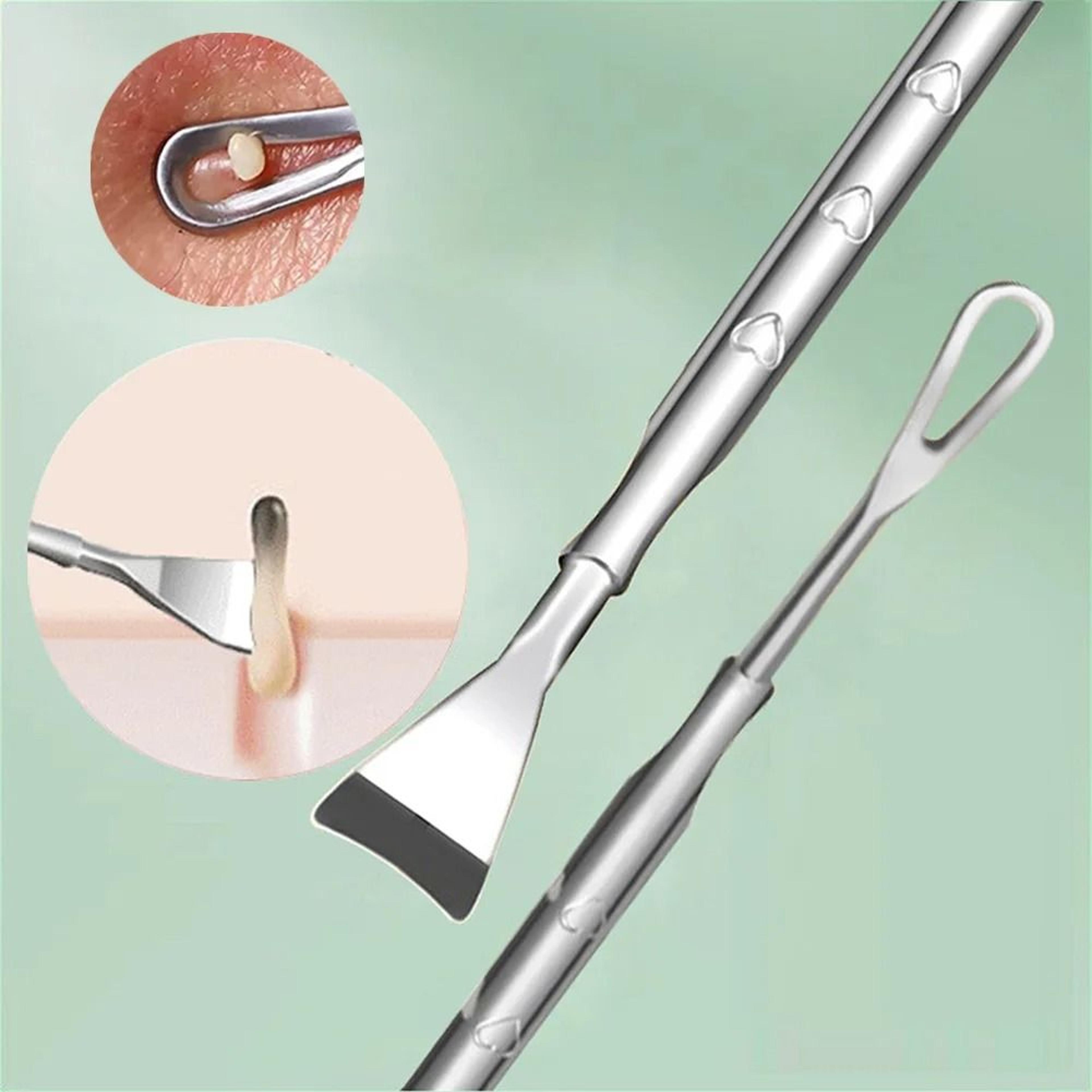Double Ended Stainless Steel Blackhead And Acne Removal Needle For Facial Cleaning 2