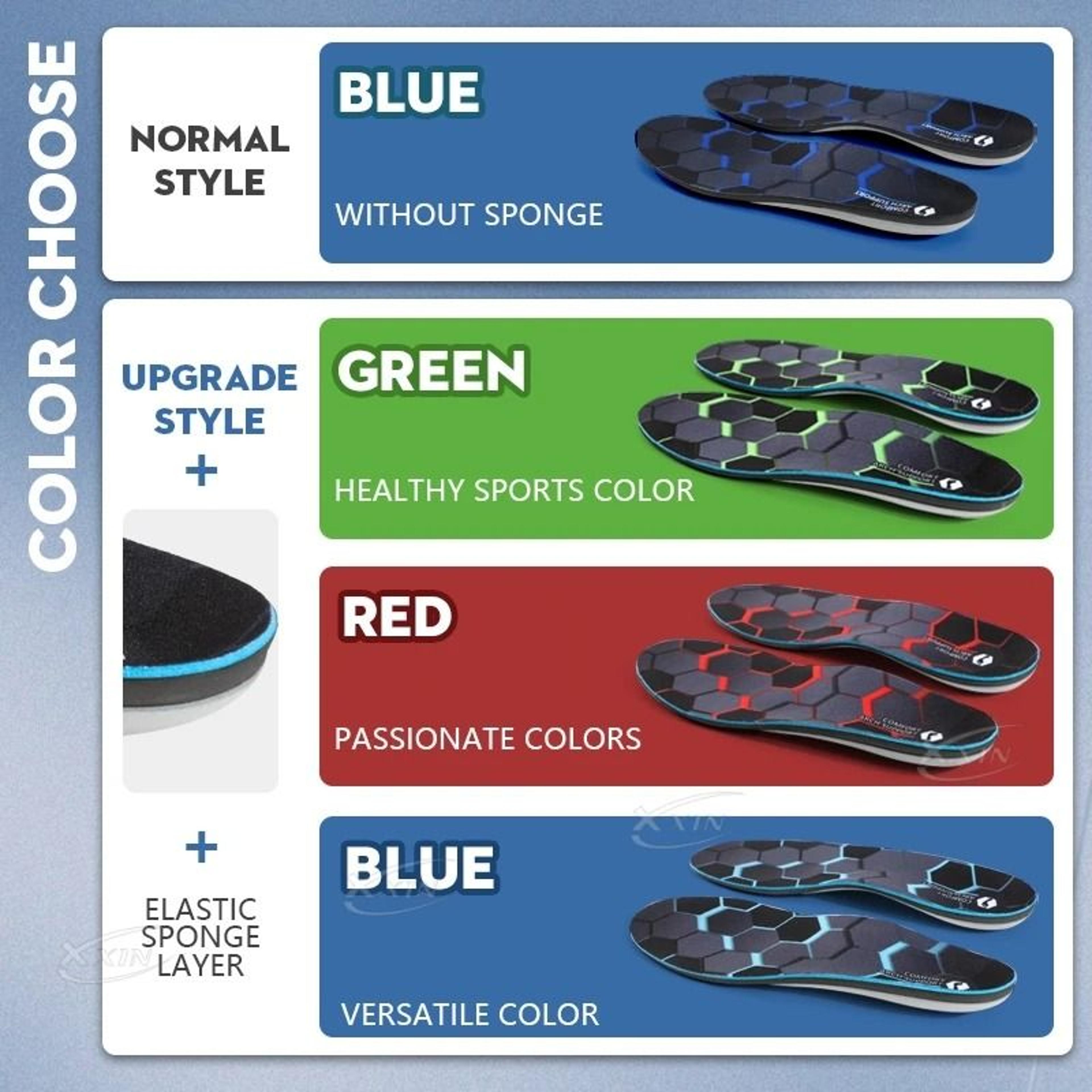 Lightweight EVA Arch Support Insoles For Running And Sports Shoes 1