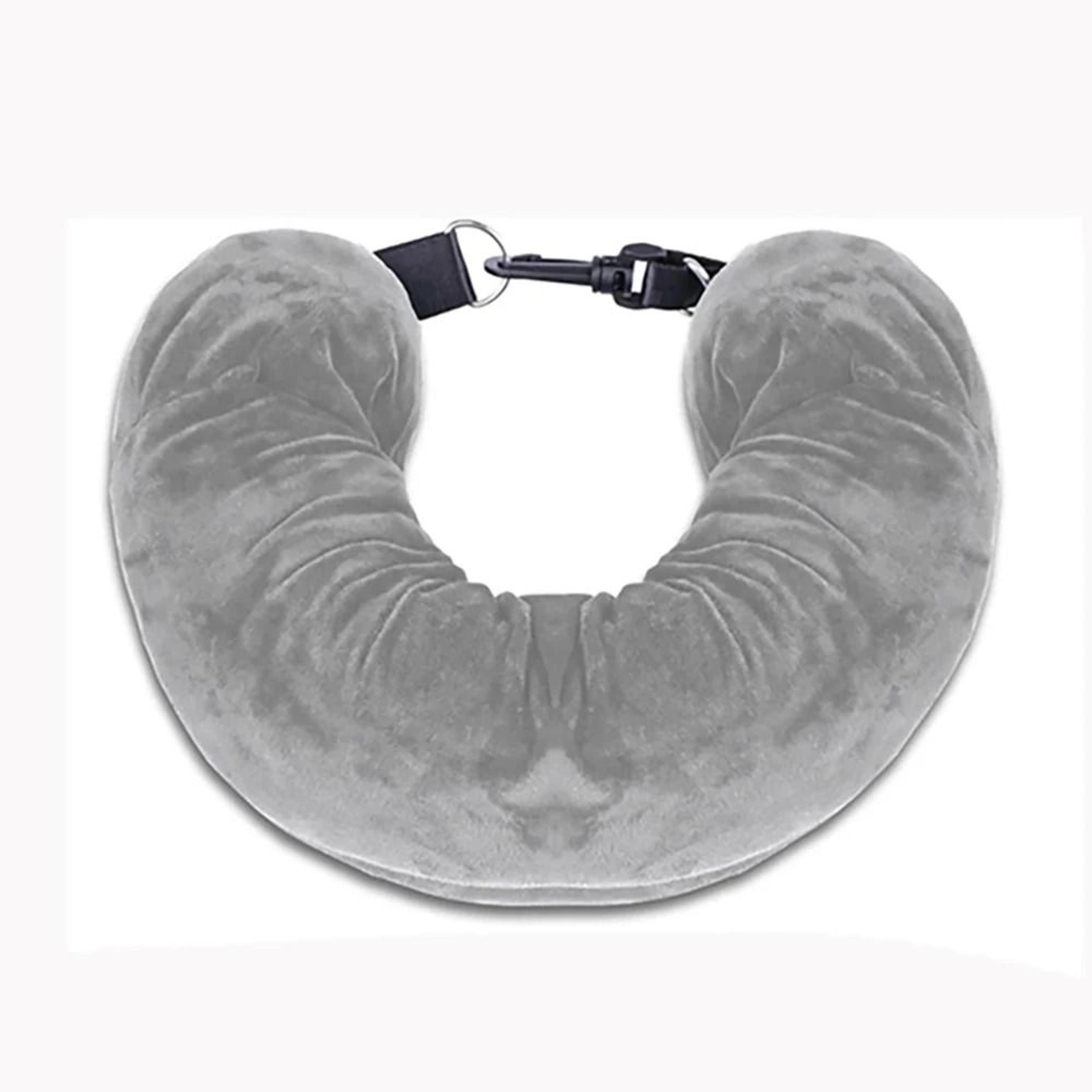 Fillable Travel Neck Pillow Stuff With Clothes Portable Pillowcase Storage Bag 6