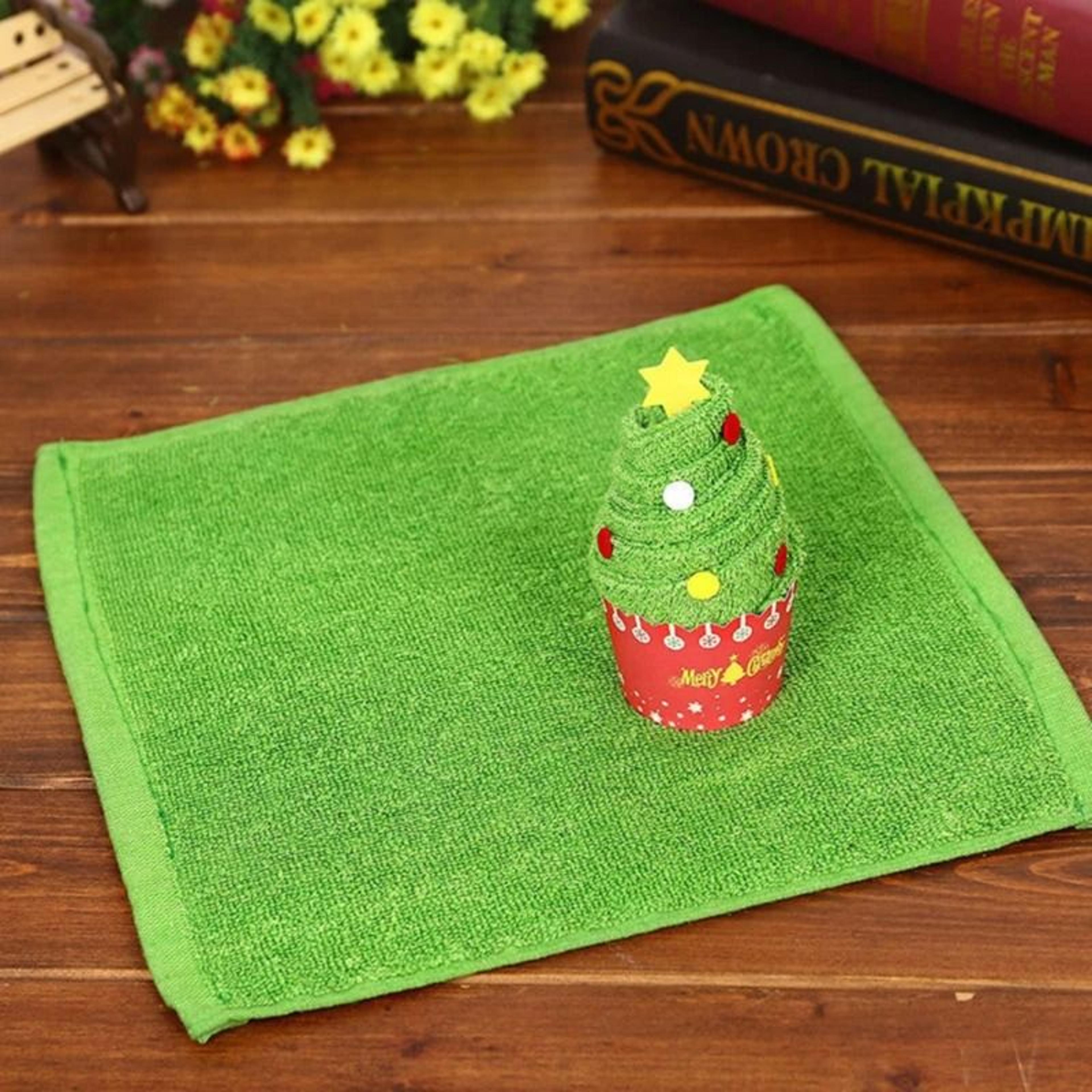 Christmas Soft Santa Hand Towel For Holiday Bathroom And Home Use 5