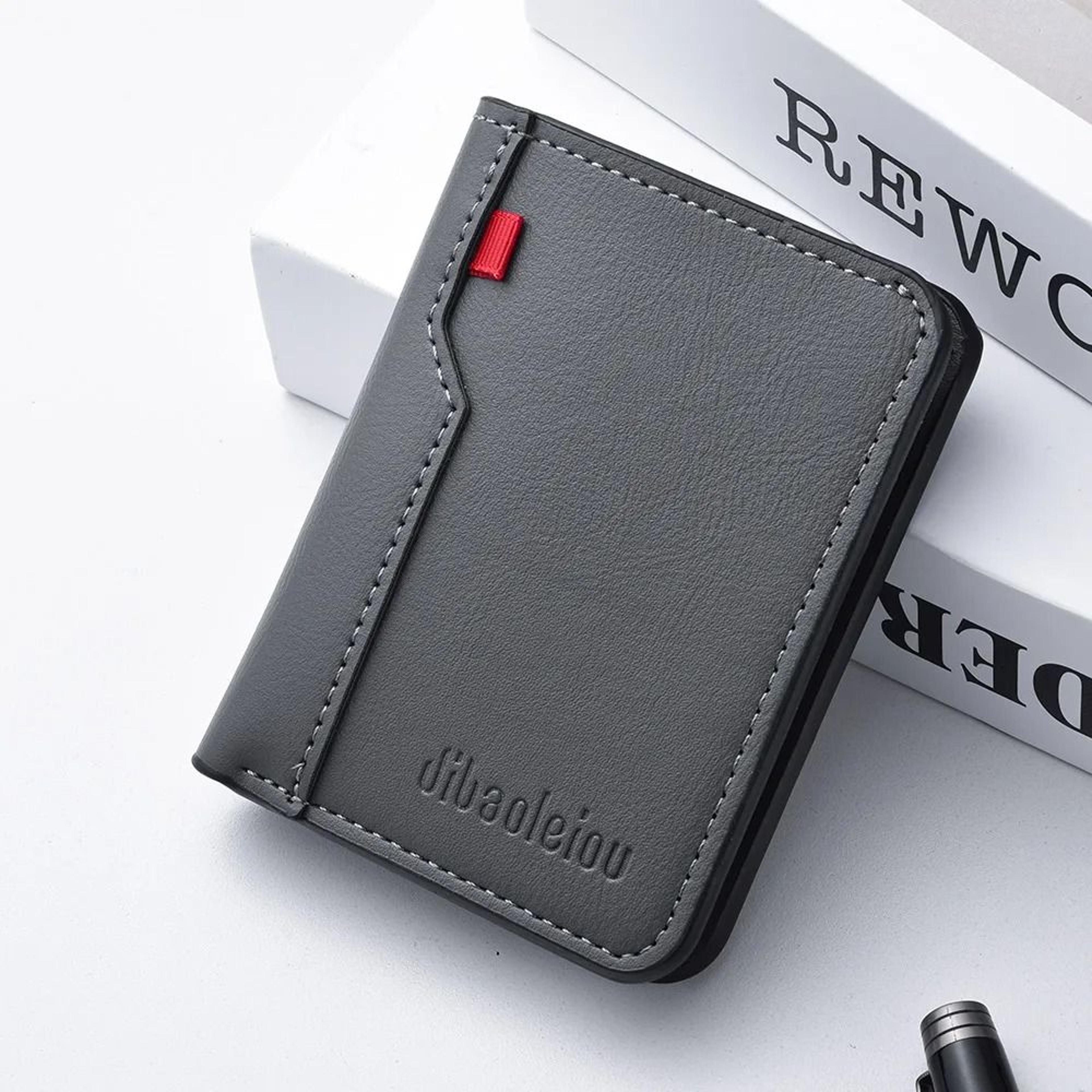 Ultra Thin Mini Soft PU Leather Credit Card Wallet Holder 5
