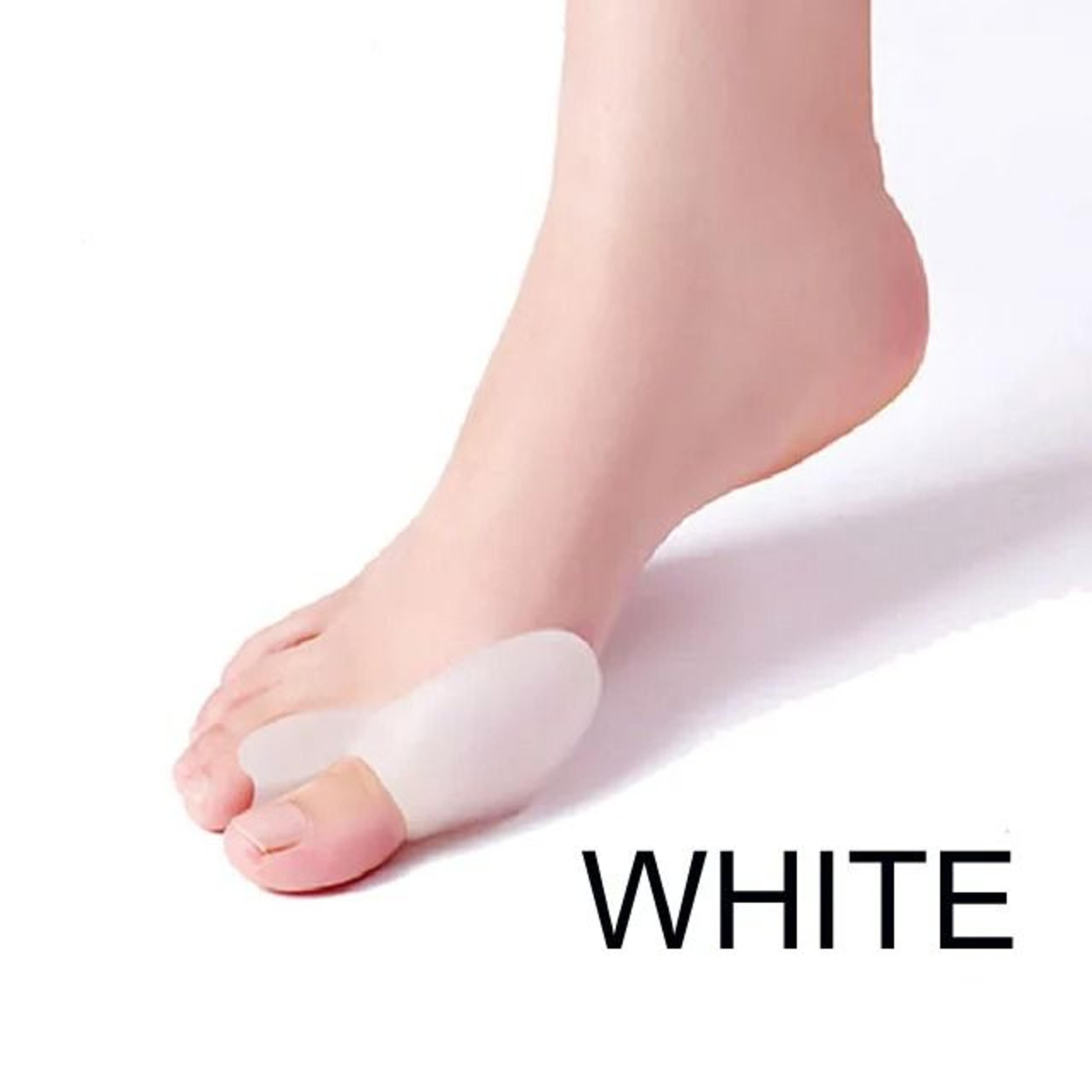Silicone Two Hole Toe Separator Gel Foot Protector For Bunion Support 6