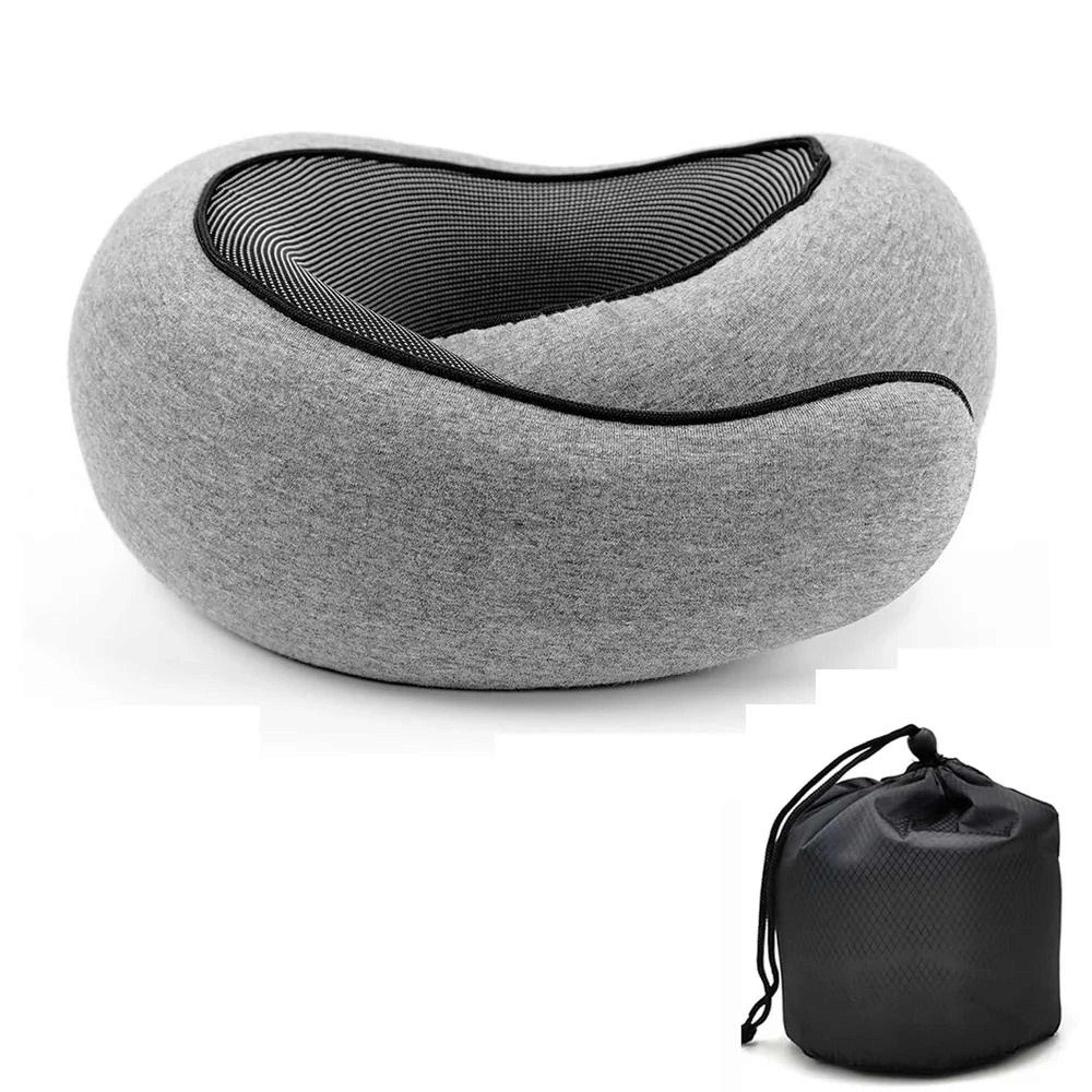 Travel Neck Pillow Memory Foam U Shaped Snail Style Pillow For Travel Support 6