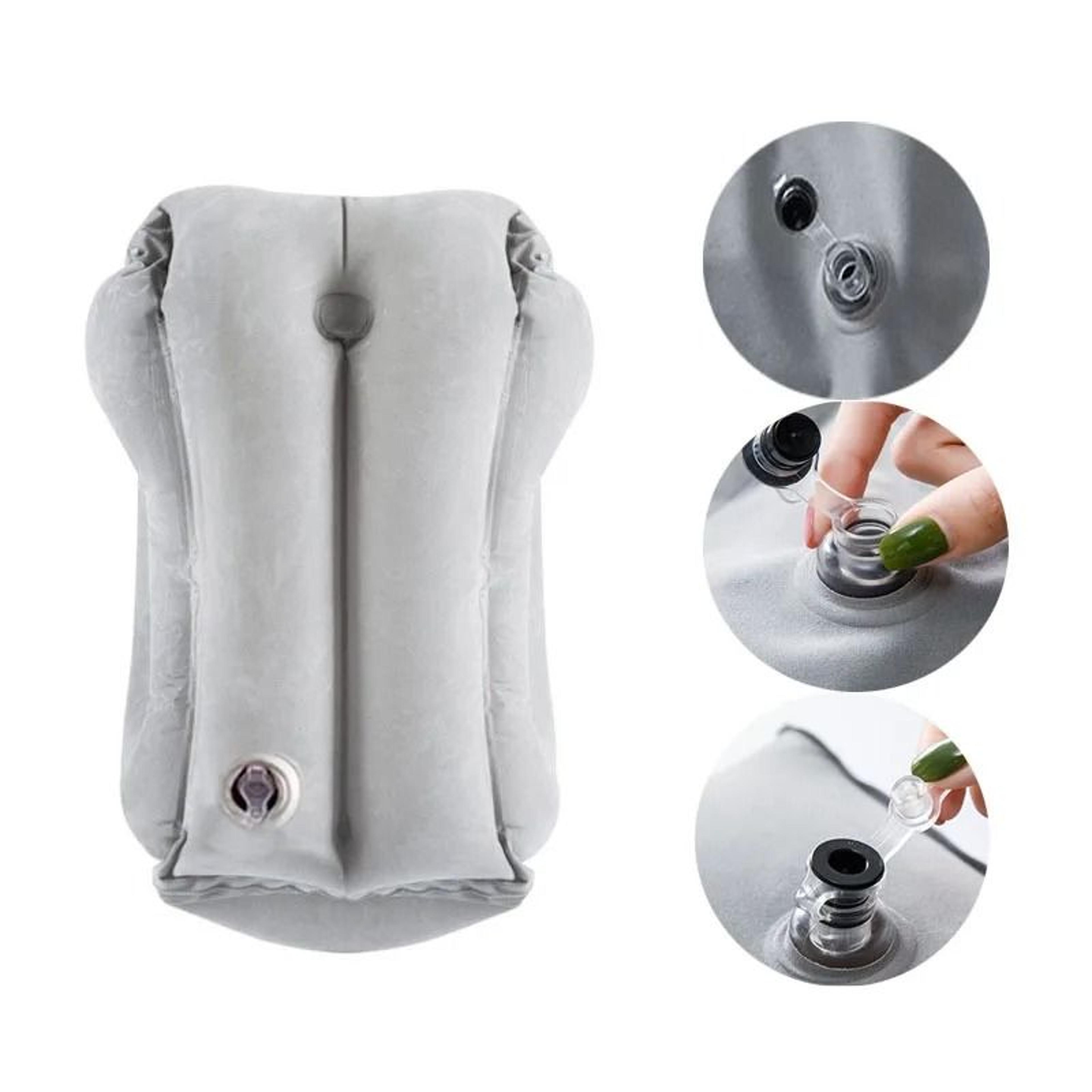 Inflatable Travel Pillow Portable Chin Support Neck Pillow For Rest 2