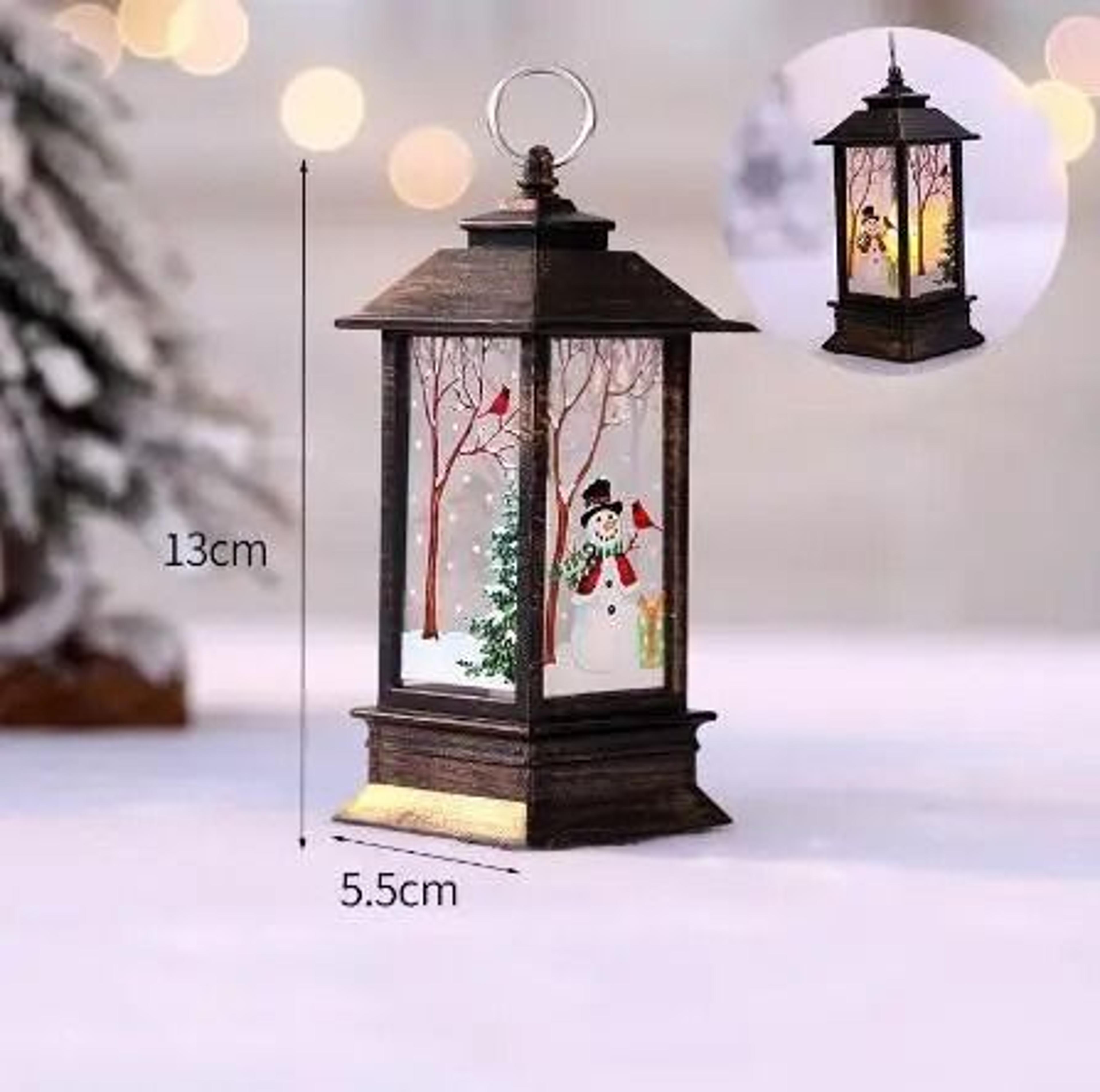 Led Vintage Portable Oil Lamp Night Light Hanging Lantern 9