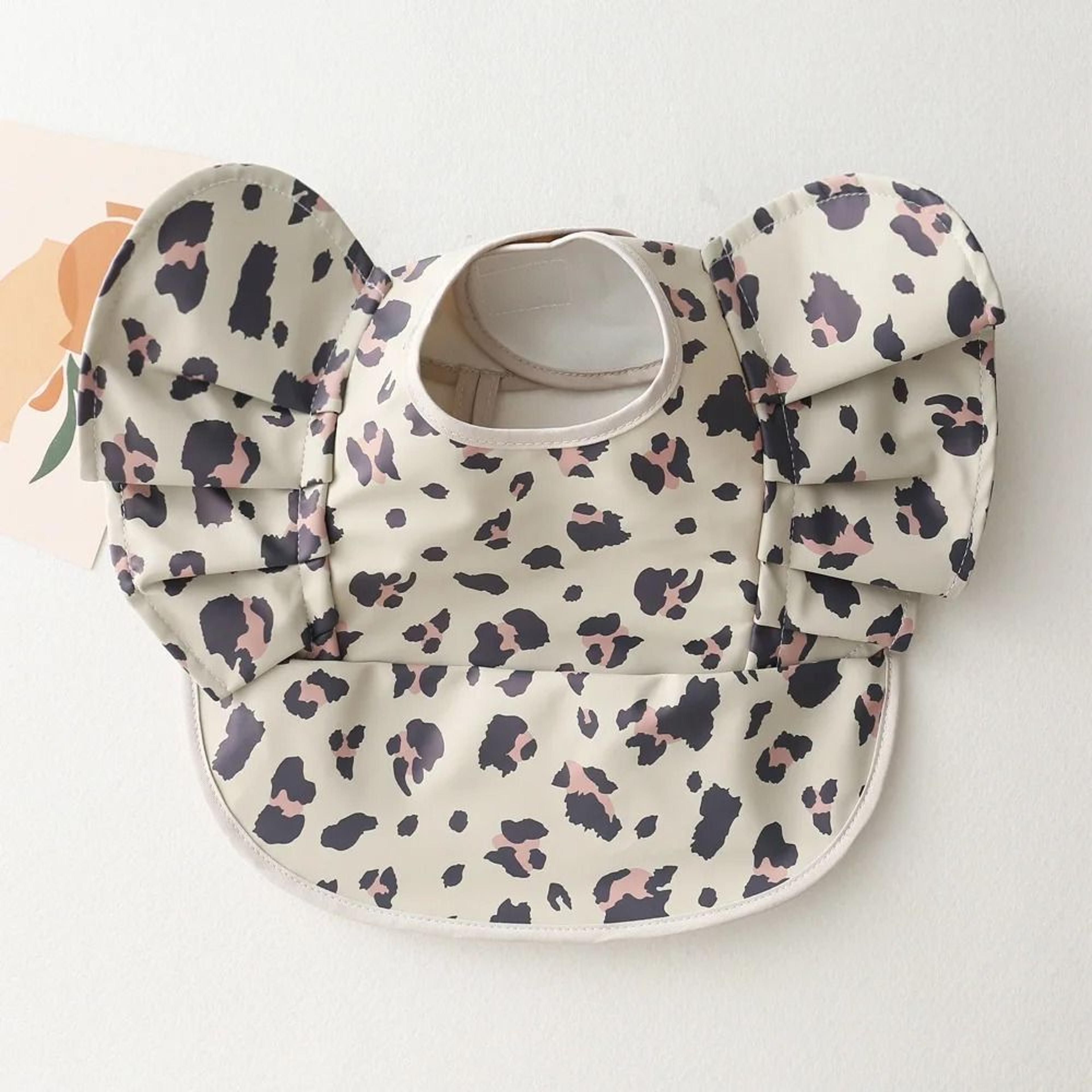 INS Nordic Style Baby Bibs Waterproof Short Sleeve With Pocket Feeding Bib 15