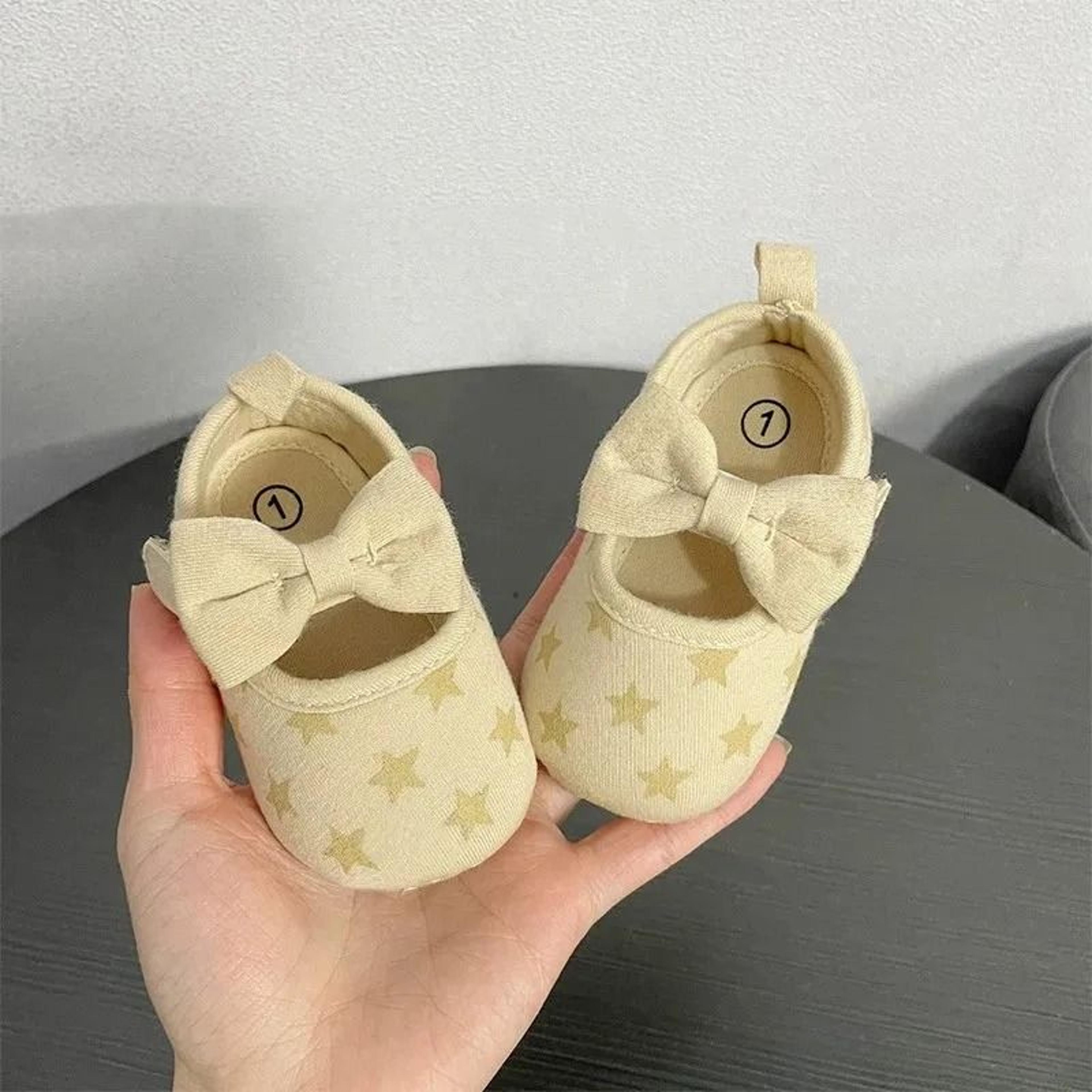 Cute Bear Soft Sole Baby Sandals Anti Kick First Step Shoes 14