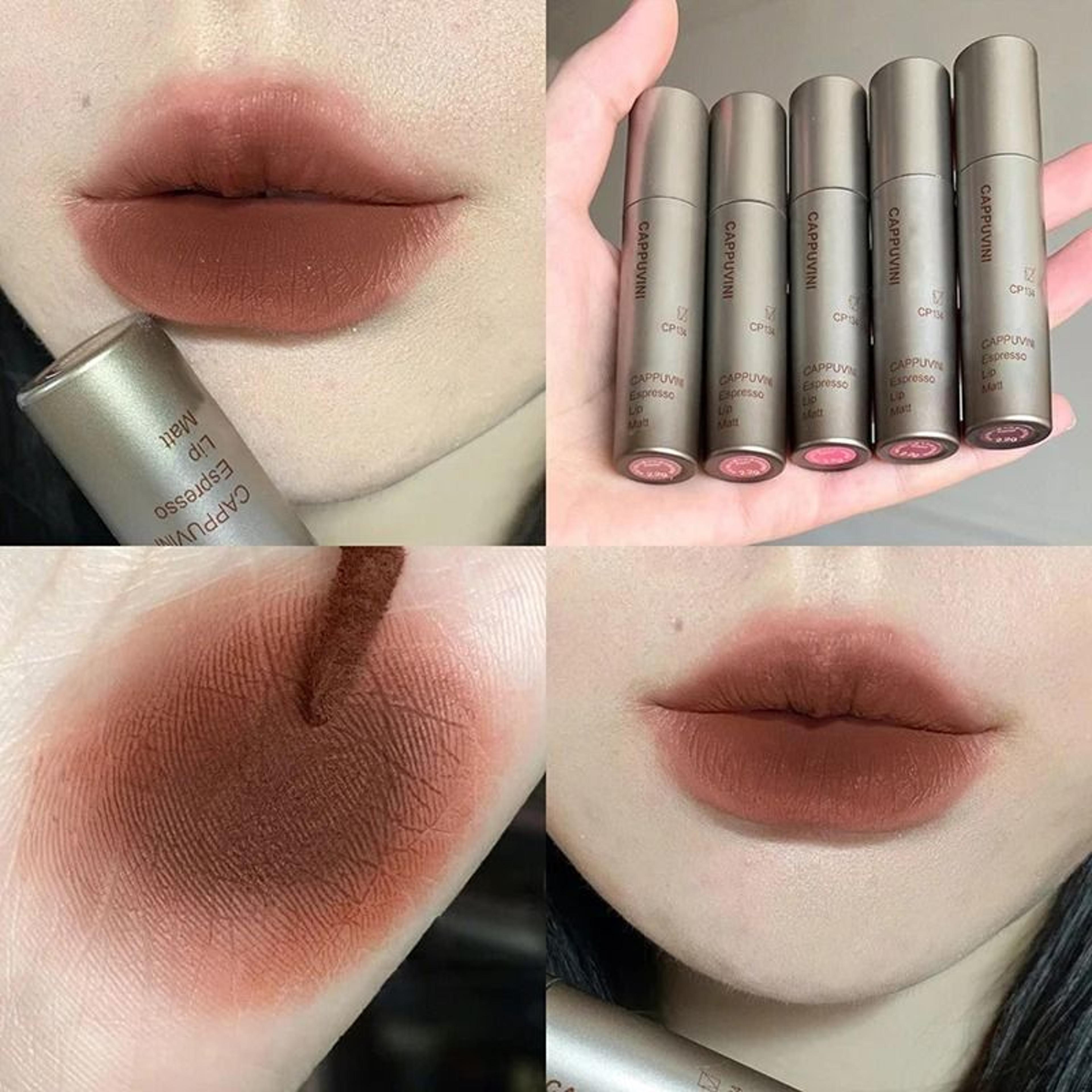 Silicone Velvet Matte Waterproof Lip Gloss NonStick Cup Liquid Lipstick 10