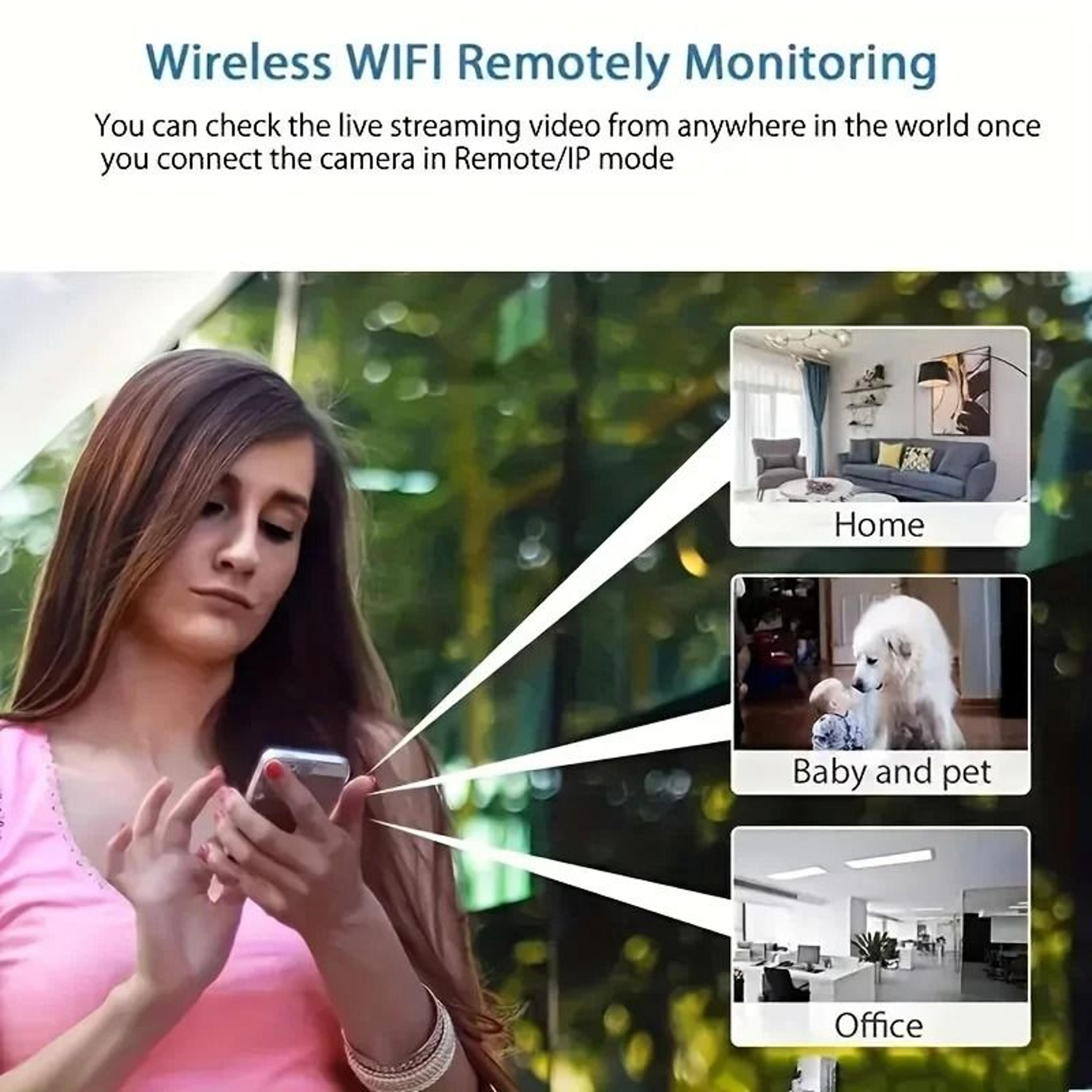 1080P HD Mini WiFi Security Camera Indoor Night Vision Baby Monitor 1