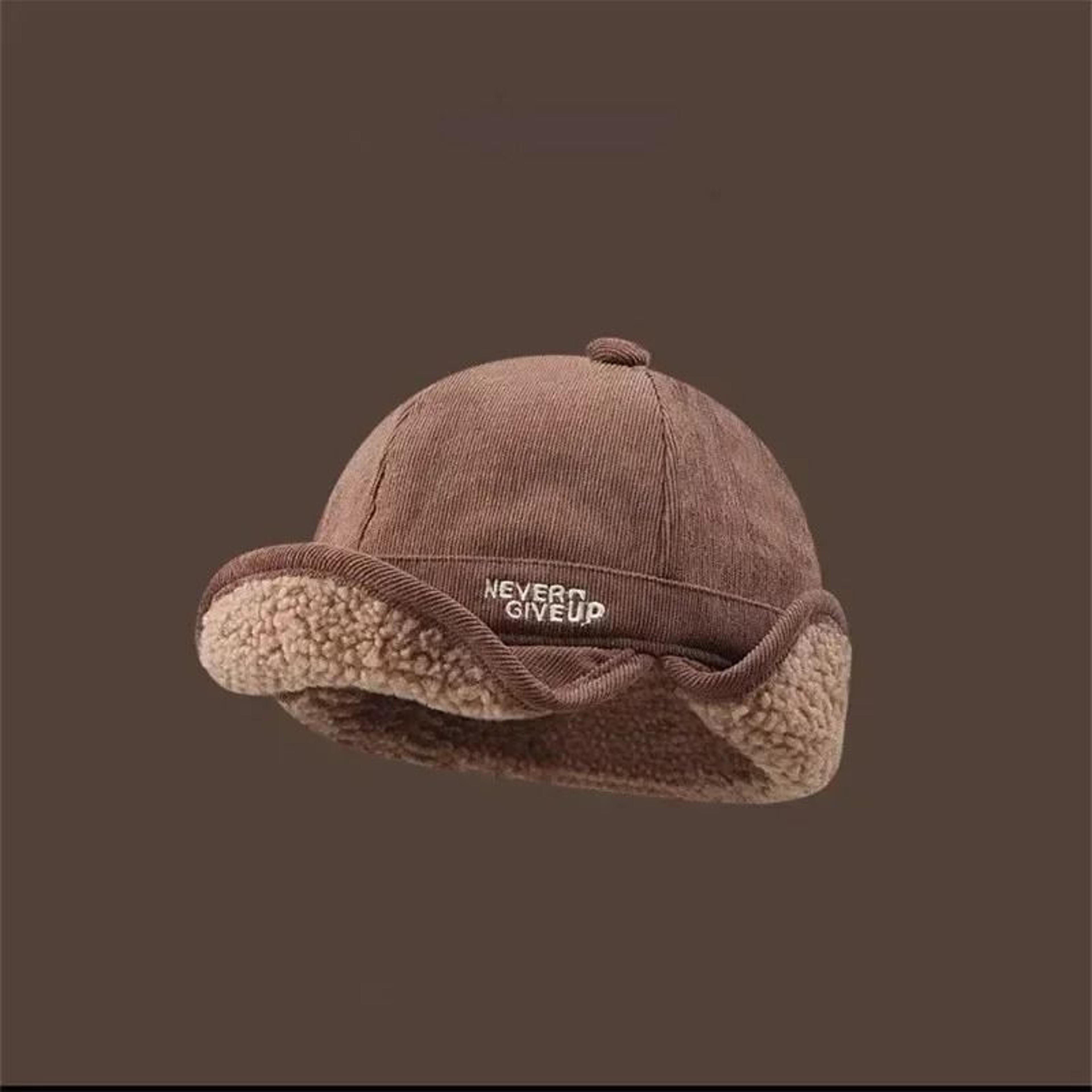 Unisex Winter Warm Fleece Lined Ear Protection Hat Windproof Outdoor Cycling Hat 7