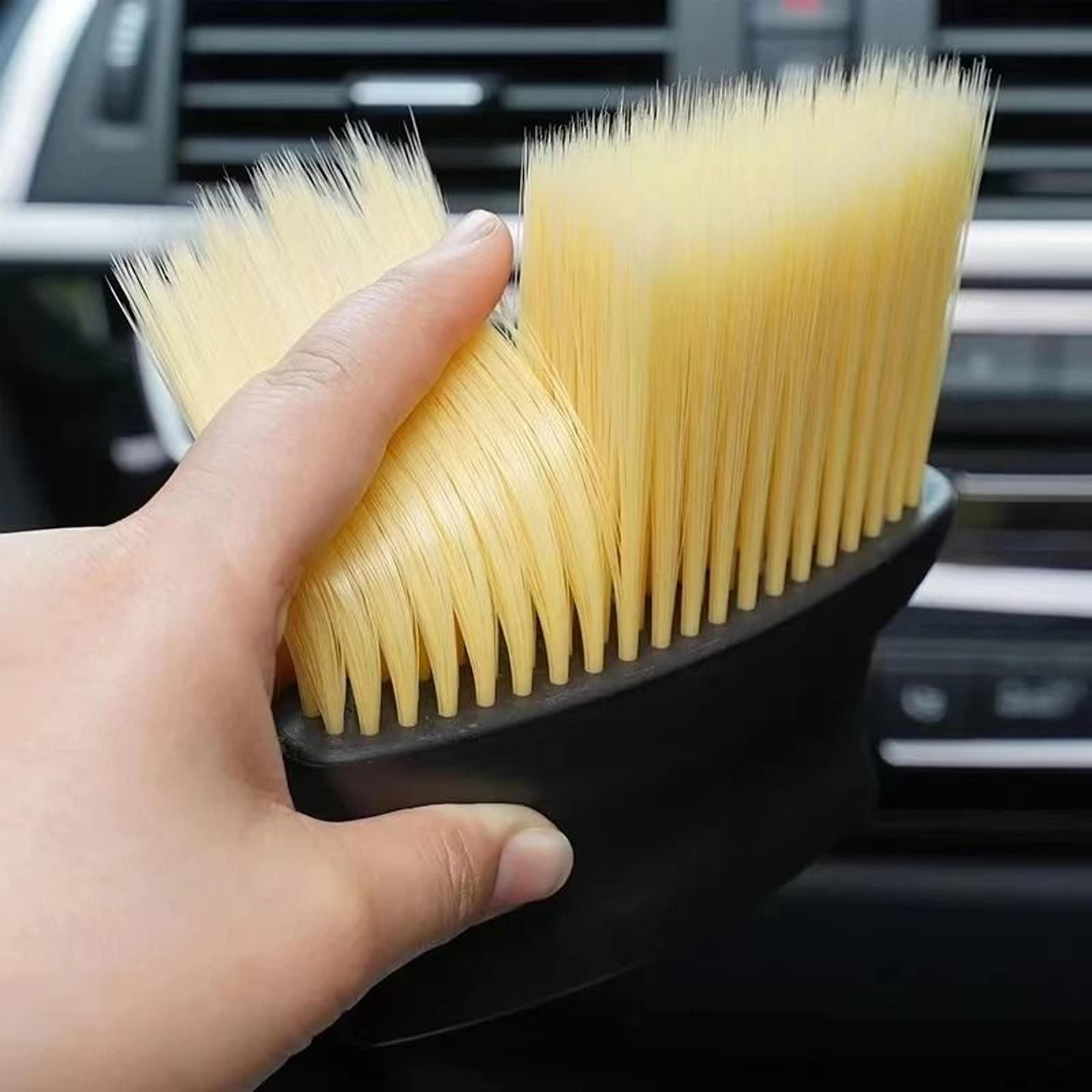 Car Interior Dust Brush Soft Bristle Cleaning Tool For Dashboard And Air Vents 4