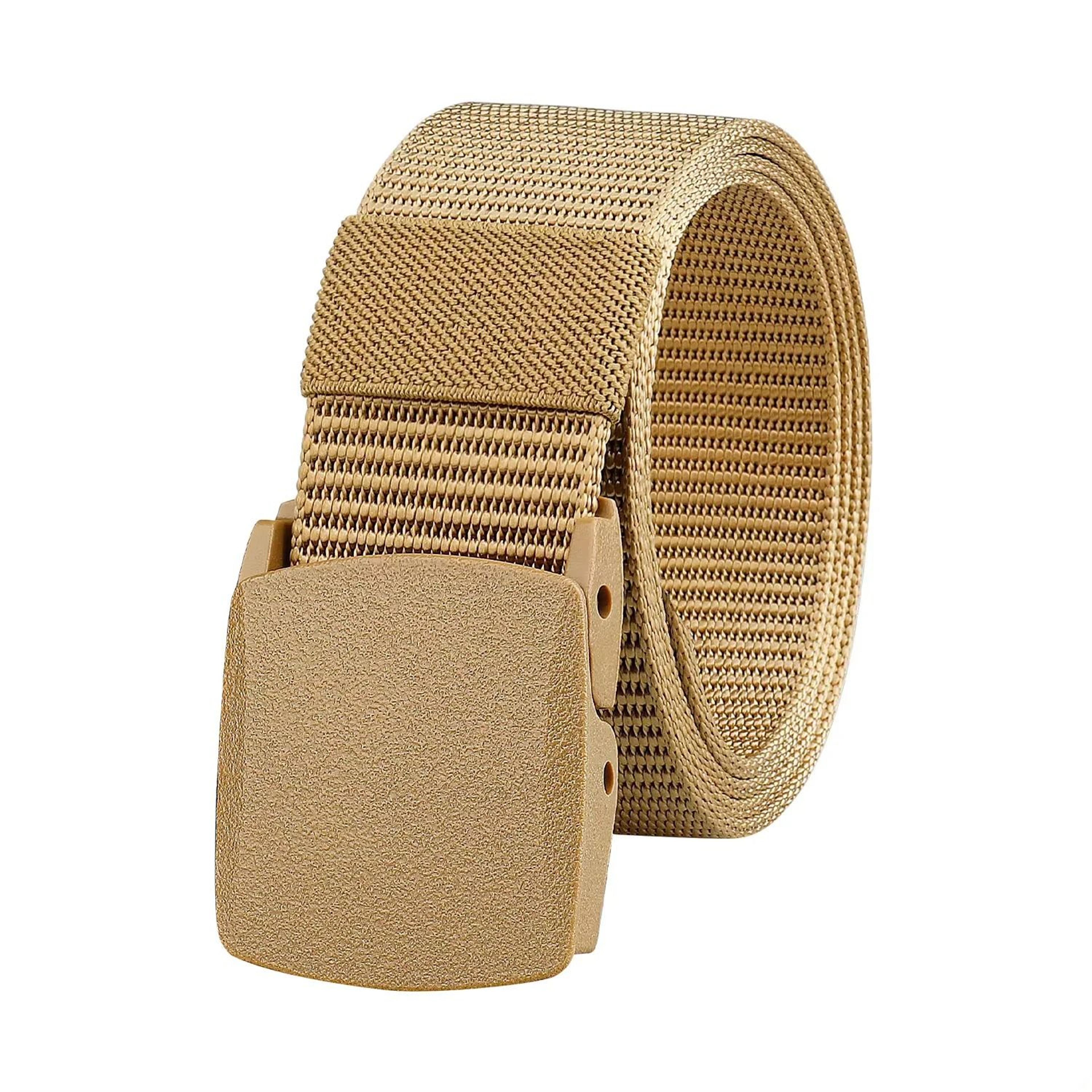 Nylon Tactical Belt With Plastic Buckle Lightweight Metal Free Canvas Belt 8