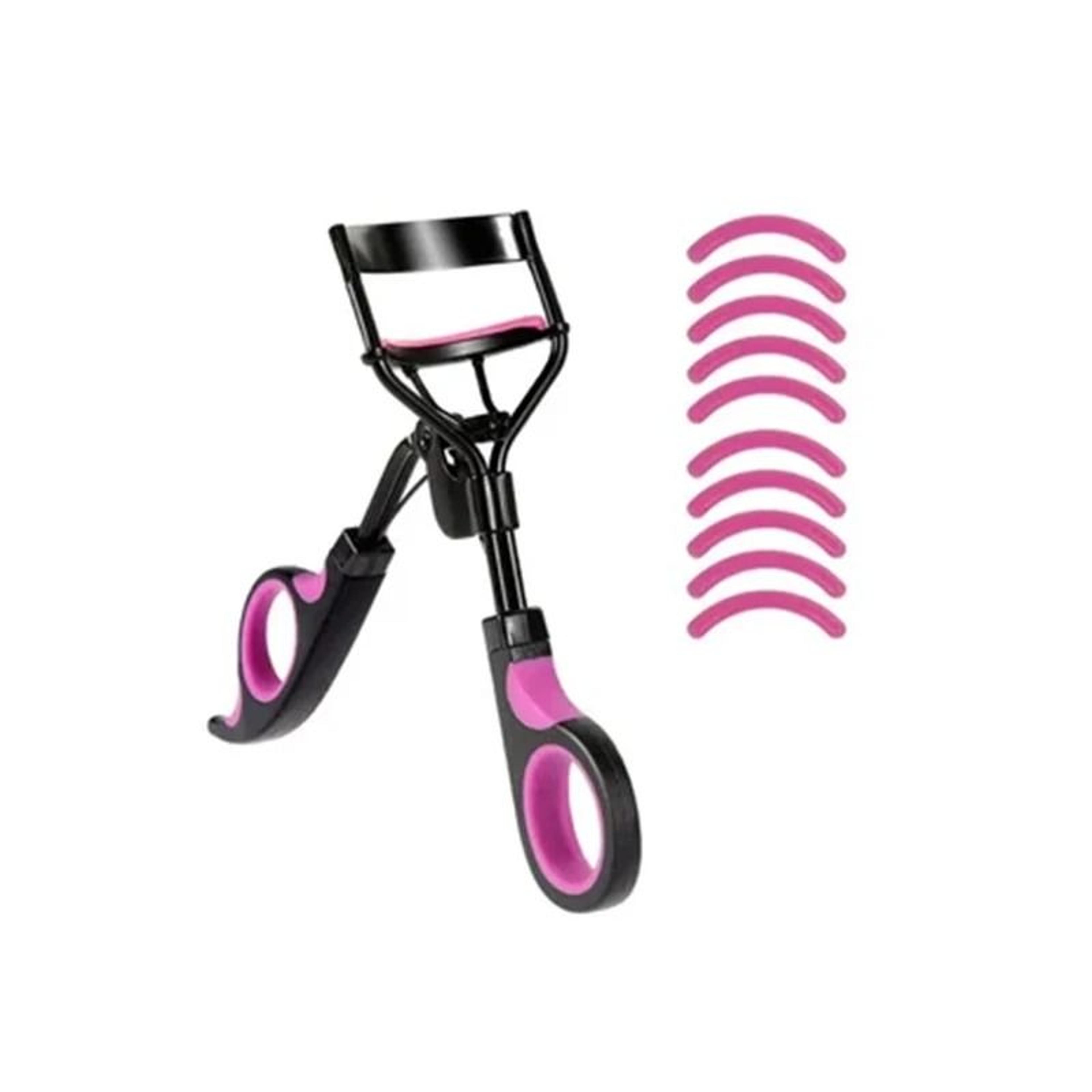 Eyelash Curler And Brow Grooming Set Dual Color Handle With Lash Assistant Tools 8