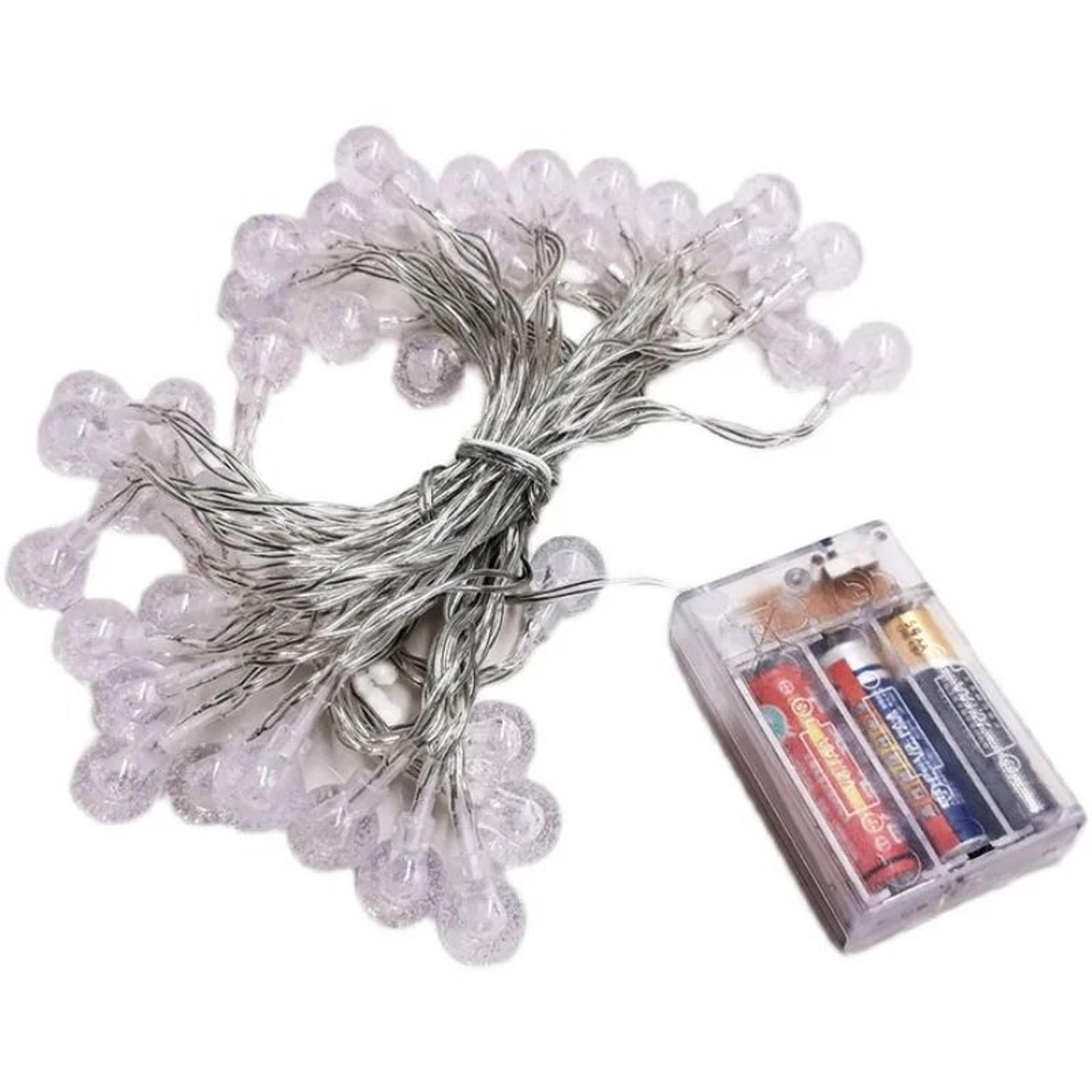 LED Crystal Ball Garland String Lights For Indoor Holiday And Home Decoration 5
