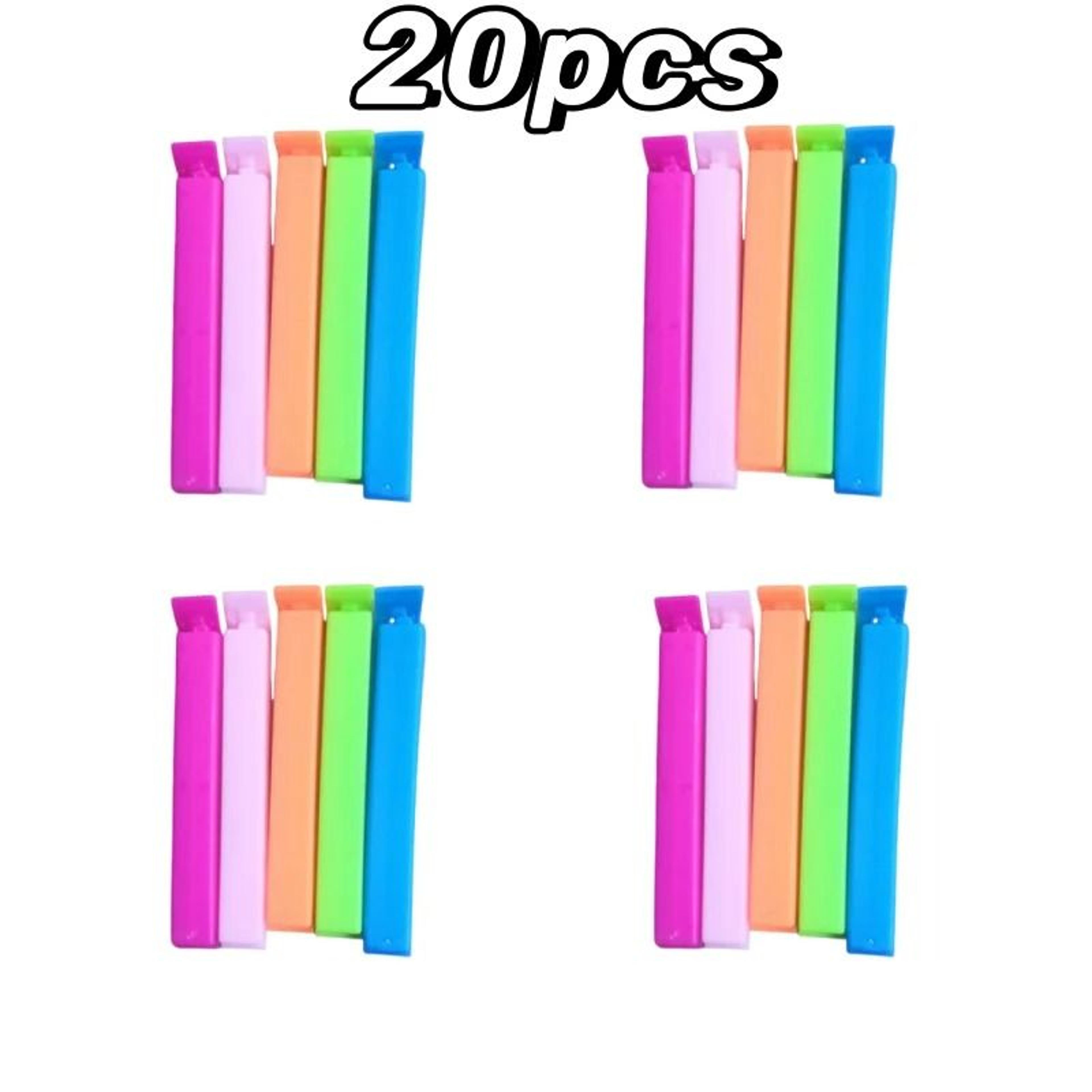 Colorful Reusable Snack Bag Sealing Clips For Fresh Keeping And Kitchen Storage 9