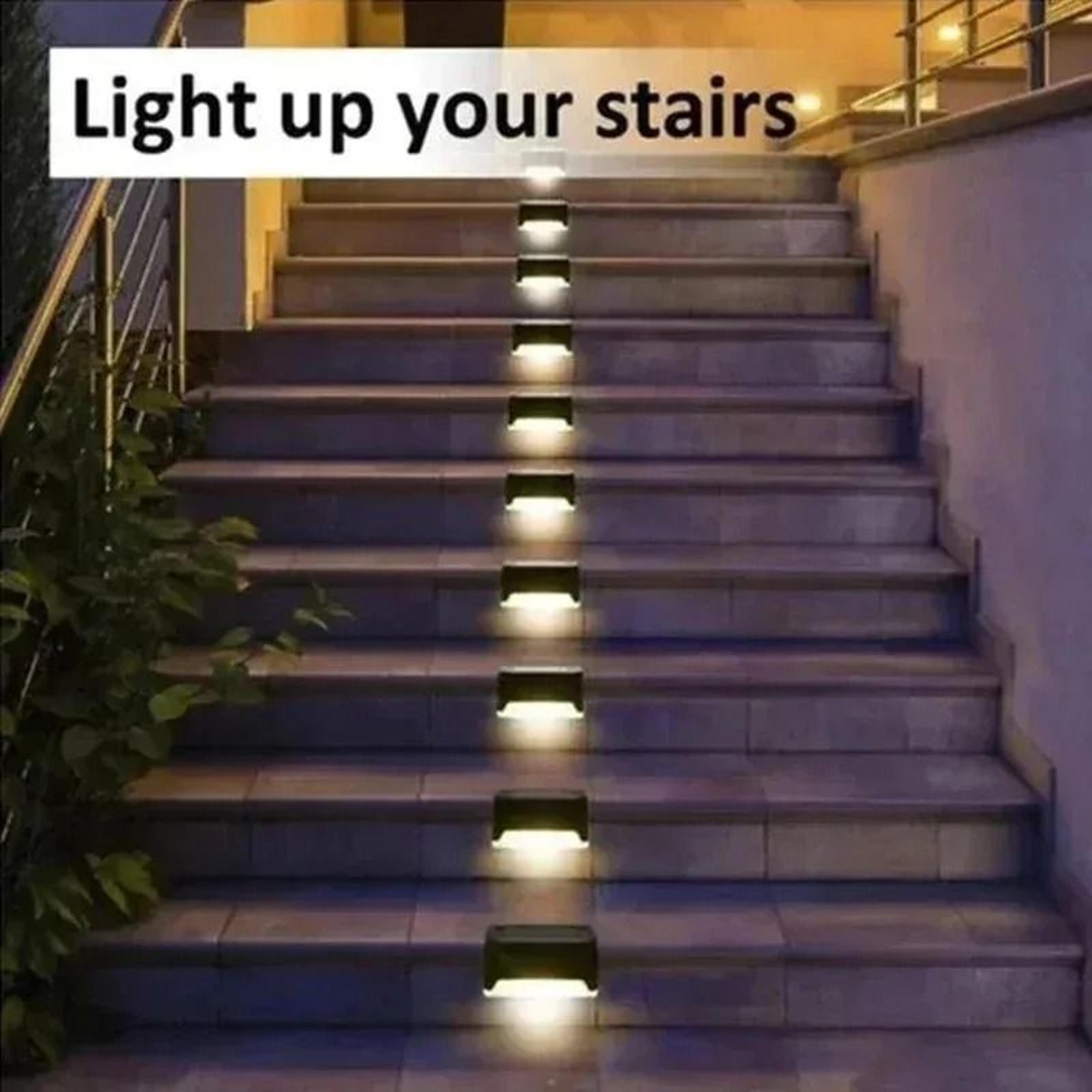 Solar LED Outdoor Deck And Stair Light For Garden And Patio Illumination 2