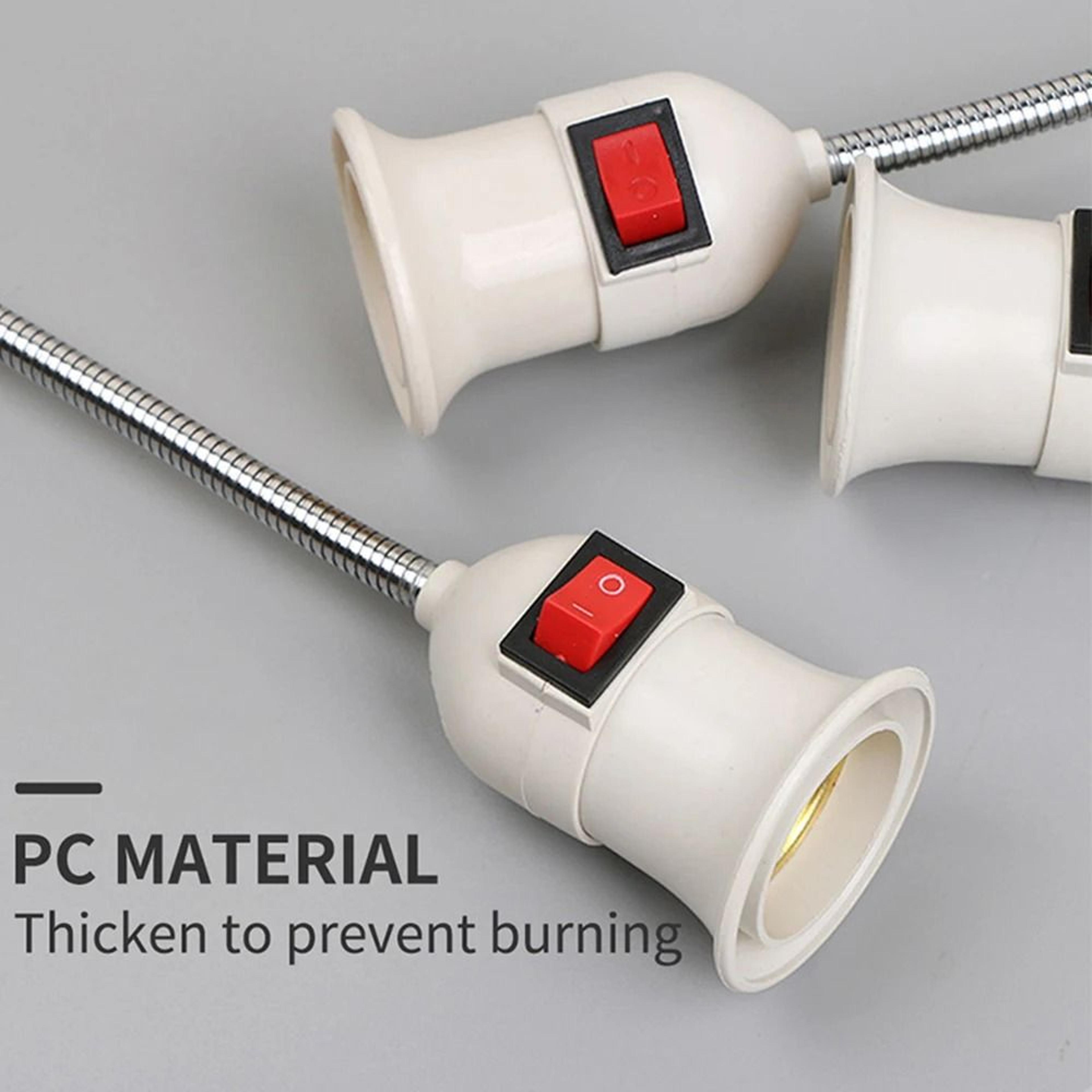 Direct Plug In E27 Lamp Holder With Switch For LED Bulbs And Table Lamps 3
